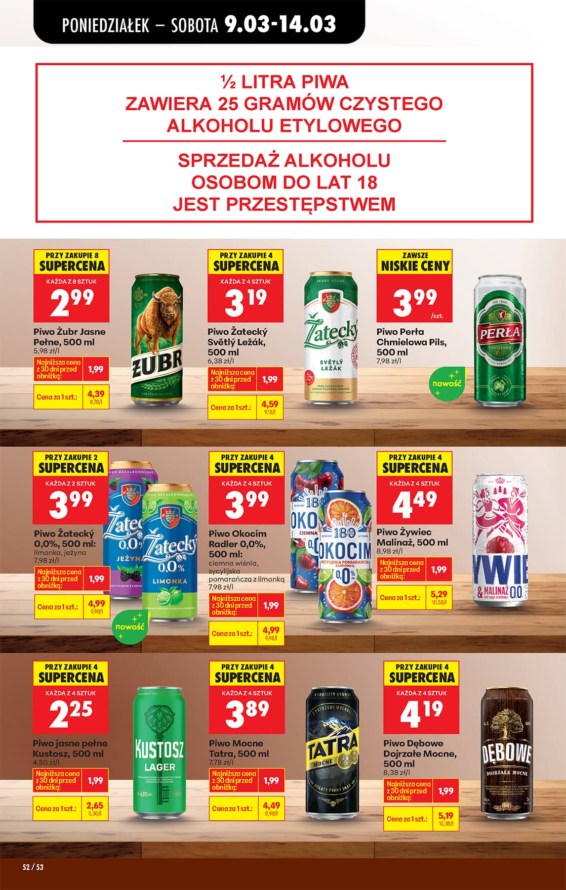 Biedronka - Codziennie niskie ceny P - oferta od 9.03 64 puslapis