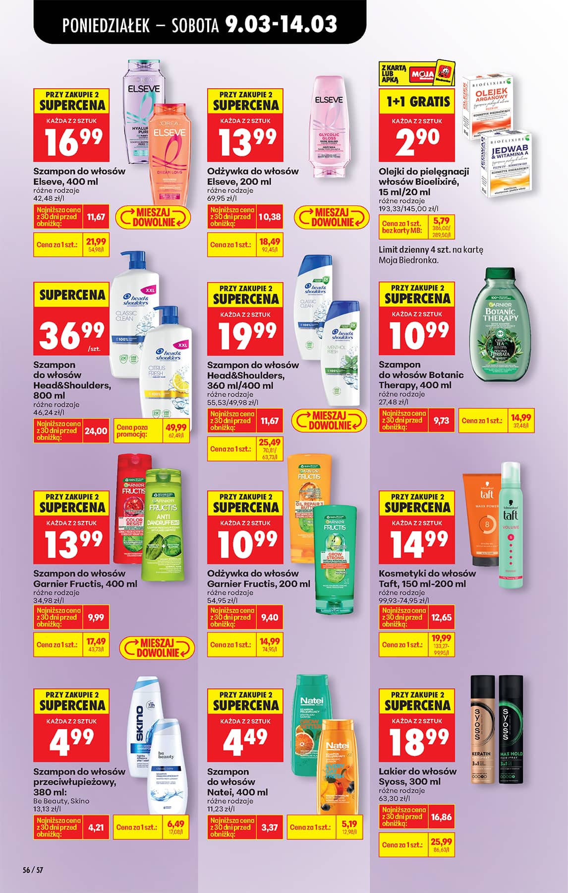 Biedronka - Codziennie niskie ceny P - oferta od 9.03 68 puslapis