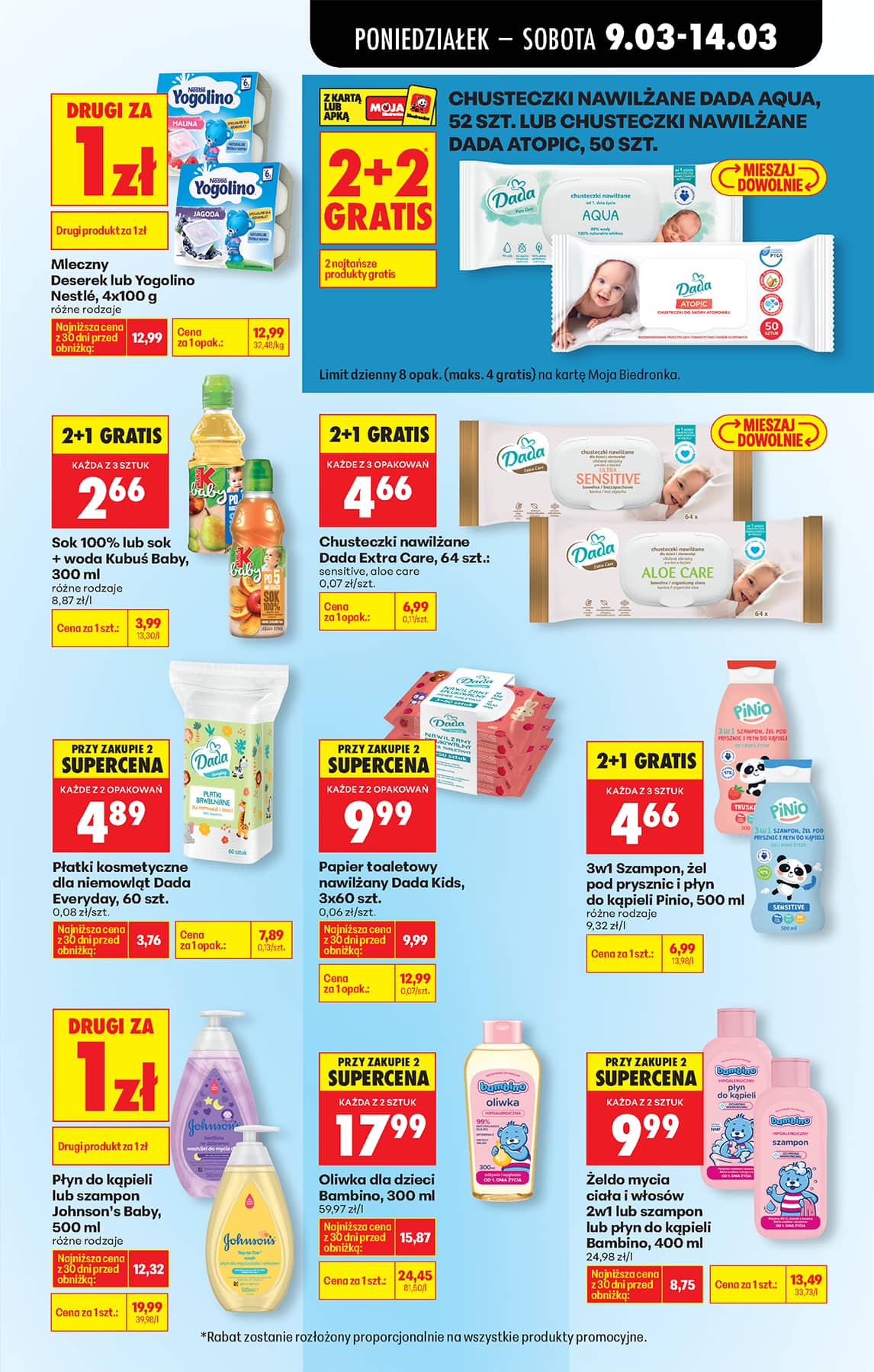 Biedronka - Codziennie niskie ceny P - oferta od 9.03 71 puslapis