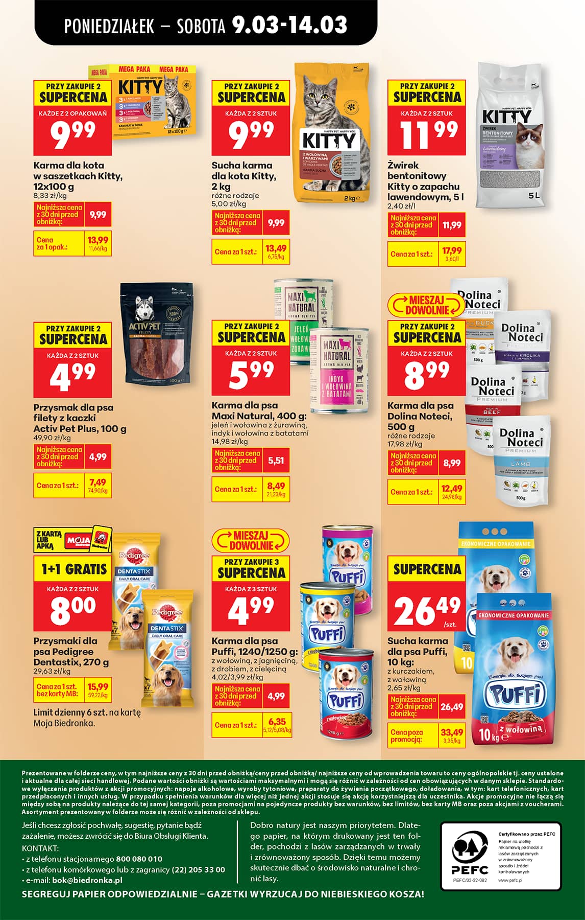 Biedronka - Codziennie niskie ceny P - oferta od 9.03 76 puslapis