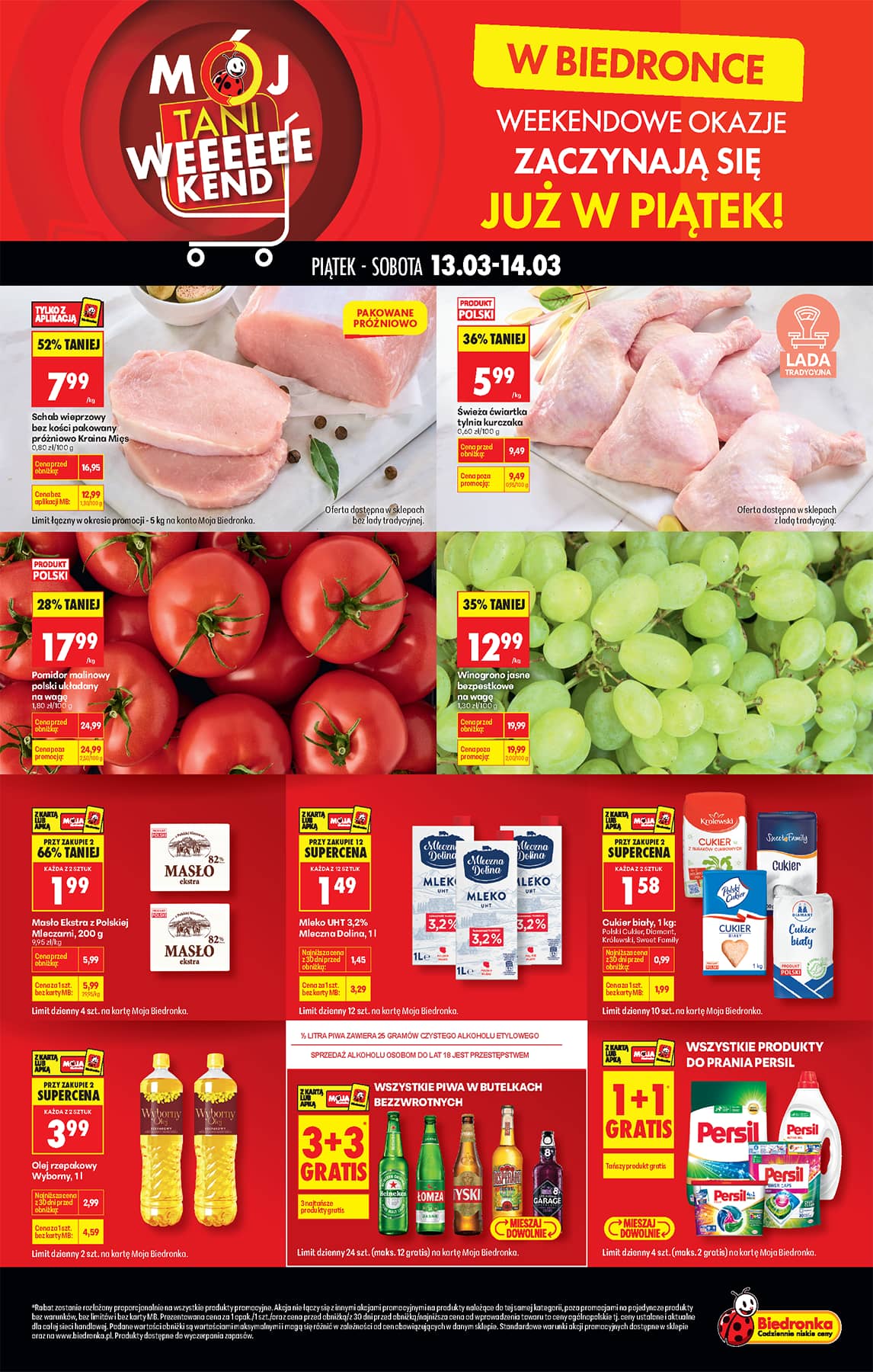 Biedronka - Tani weekend od 13.03 1 puslapis