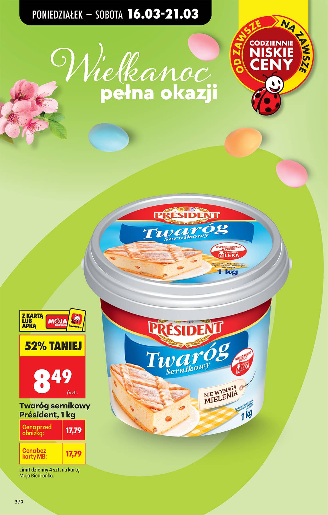 Biedronka - Codziennie niskie ceny P - oferta od 16.03 2 puslapis