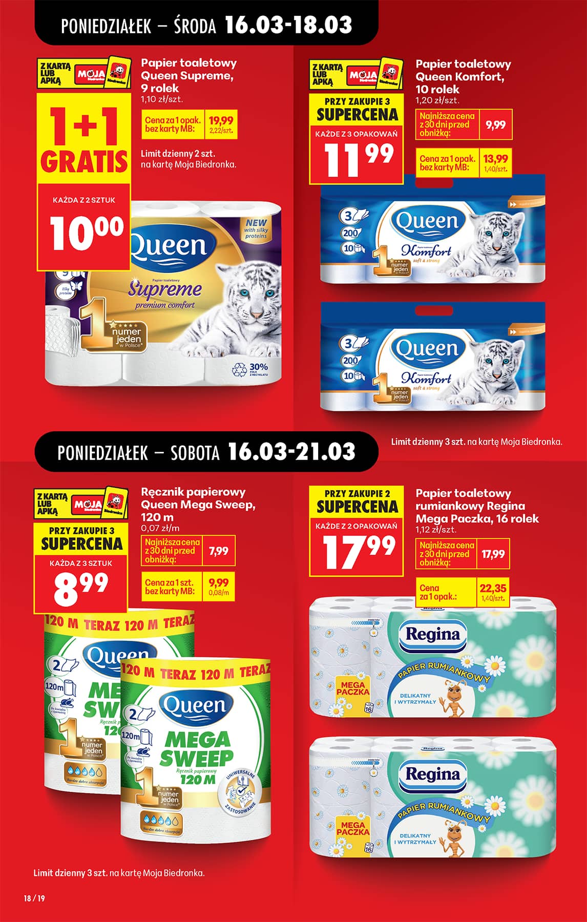 Biedronka - Codziennie niskie ceny P - oferta od 16.03 20 puslapis