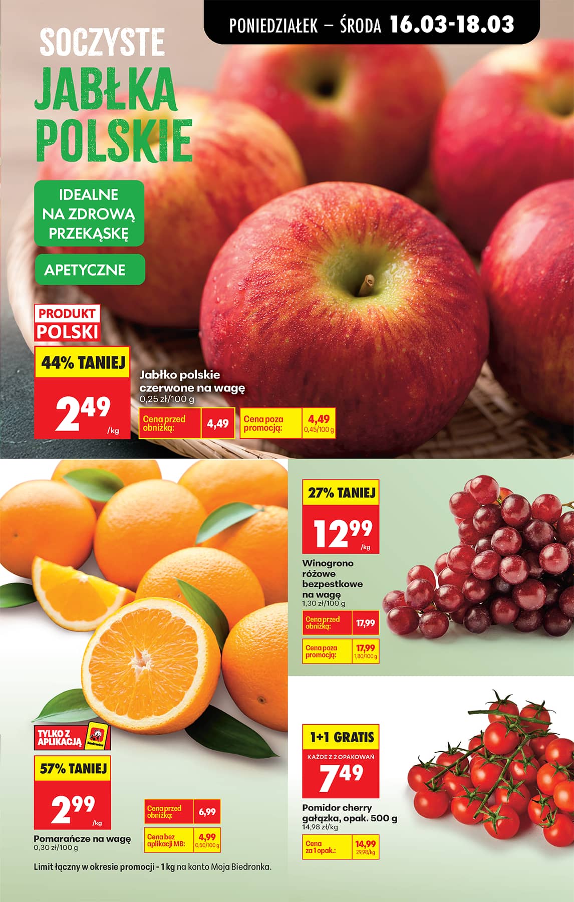 Biedronka - Codziennie niskie ceny P - oferta od 16.03 27 puslapis