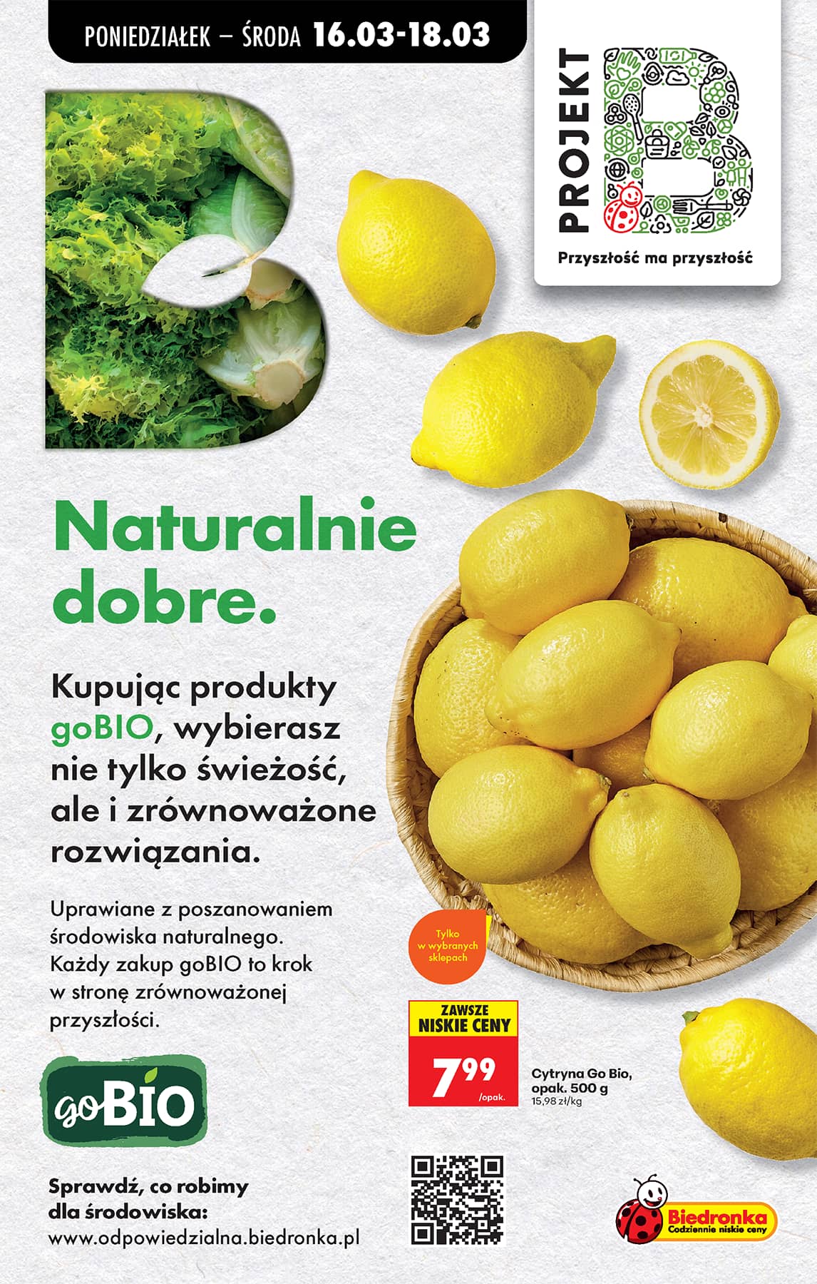 Biedronka - Codziennie niskie ceny P - oferta od 16.03 30 puslapis