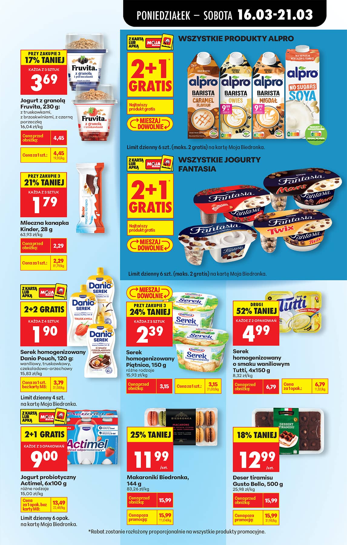 Biedronka - Codziennie niskie ceny P - oferta od 16.03 43 puslapis