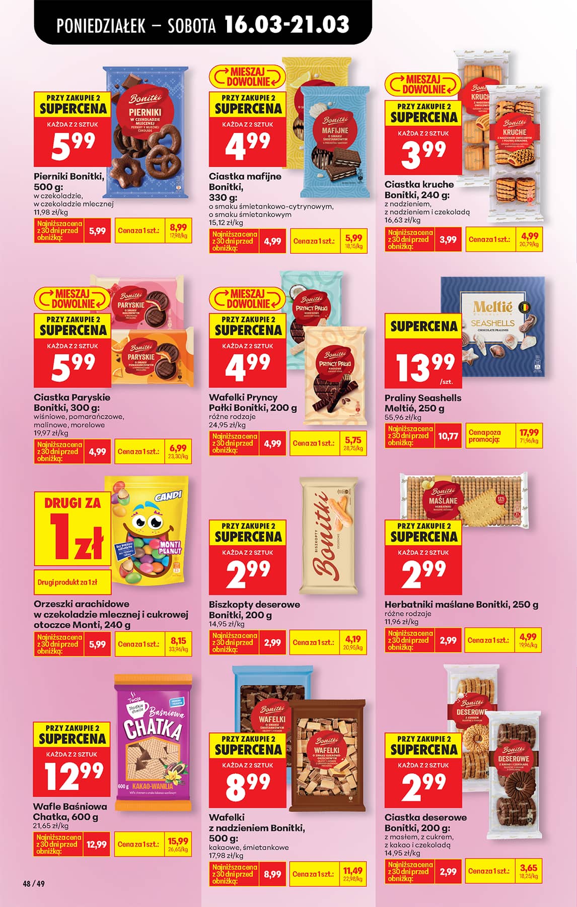 Biedronka - Codziennie niskie ceny P - oferta od 16.03 58 puslapis