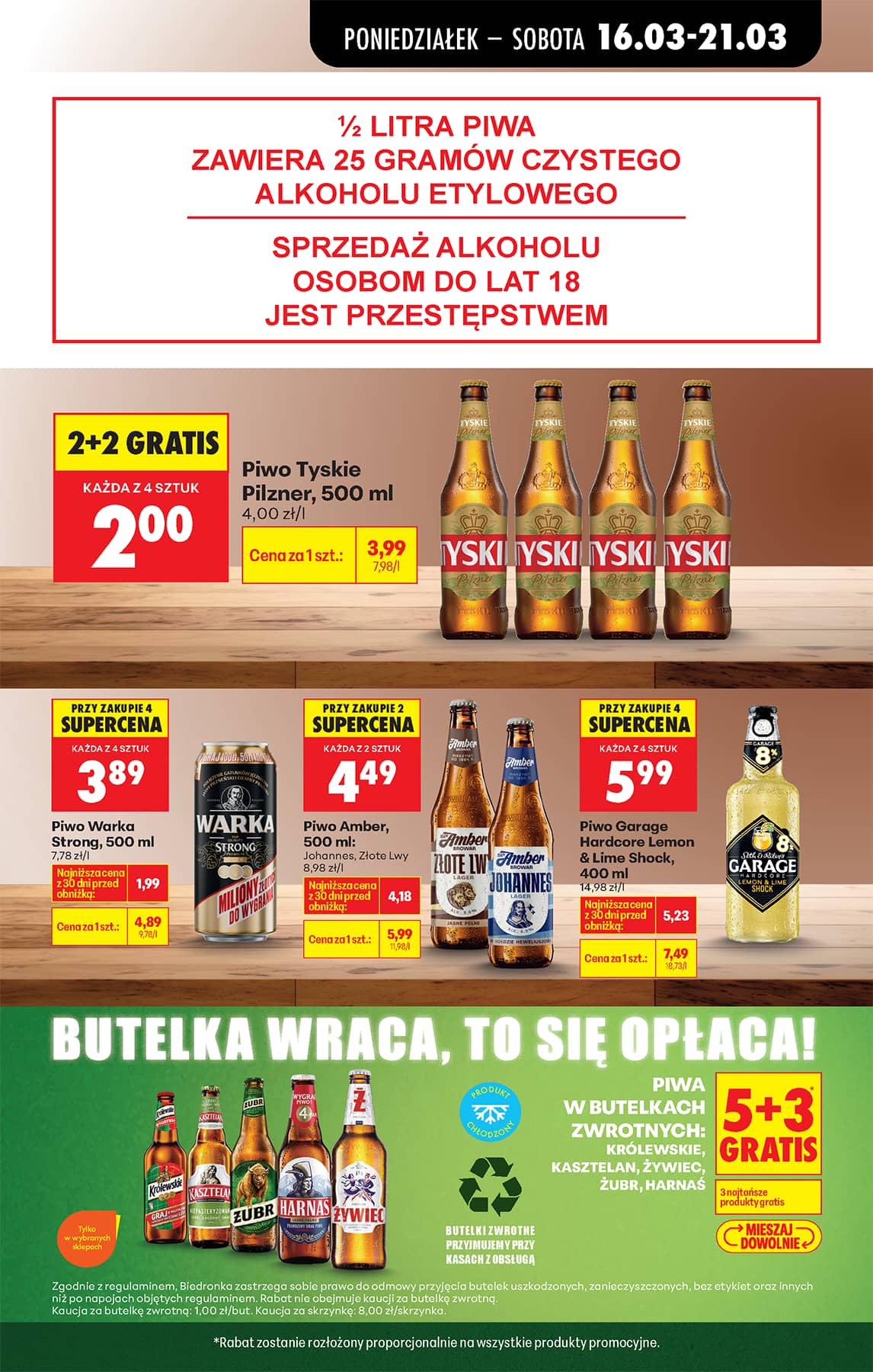 Biedronka - Codziennie niskie ceny P - oferta od 16.03 65 puslapis