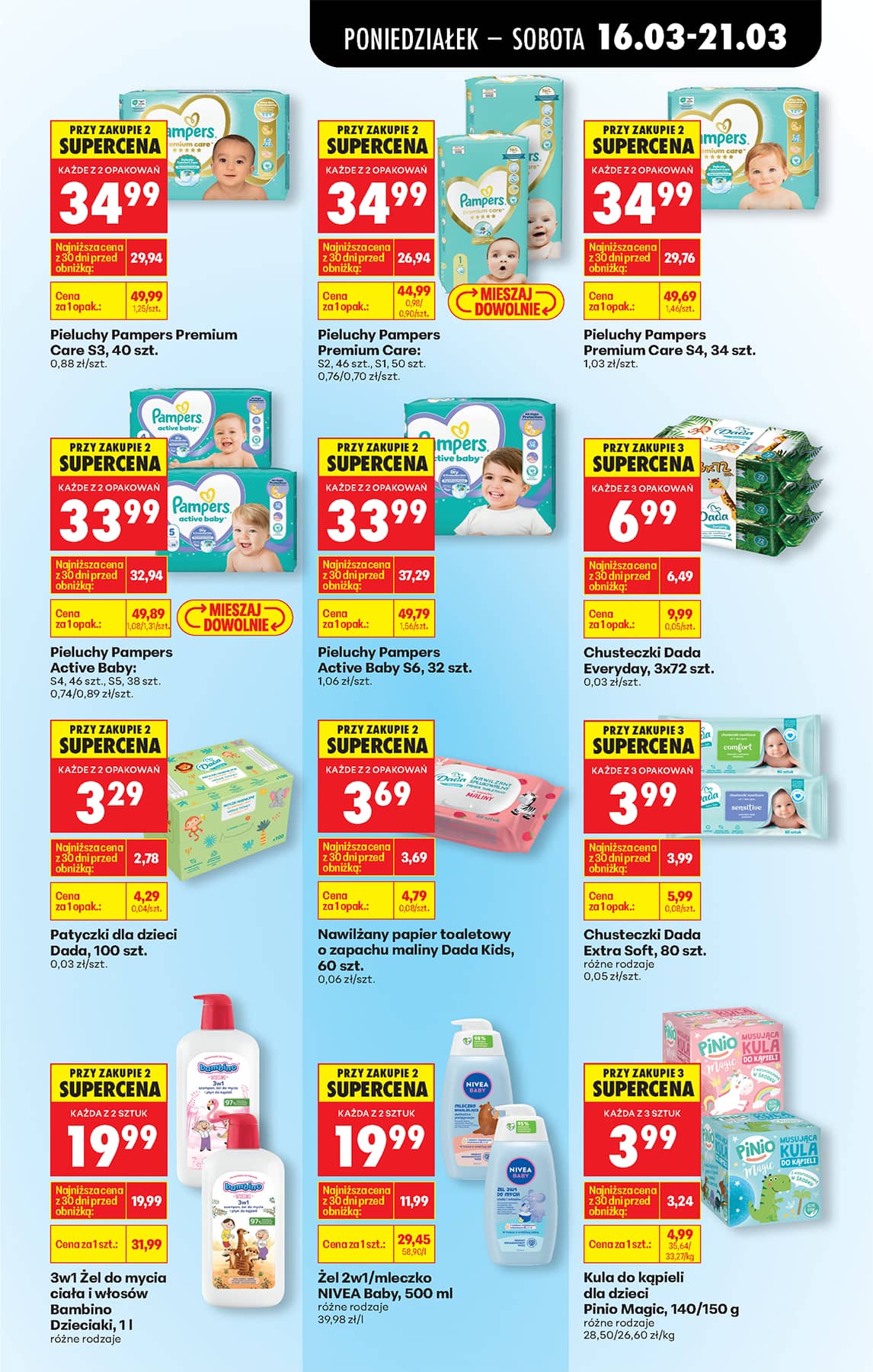 Biedronka - Codziennie niskie ceny P - oferta od 16.03 71 puslapis