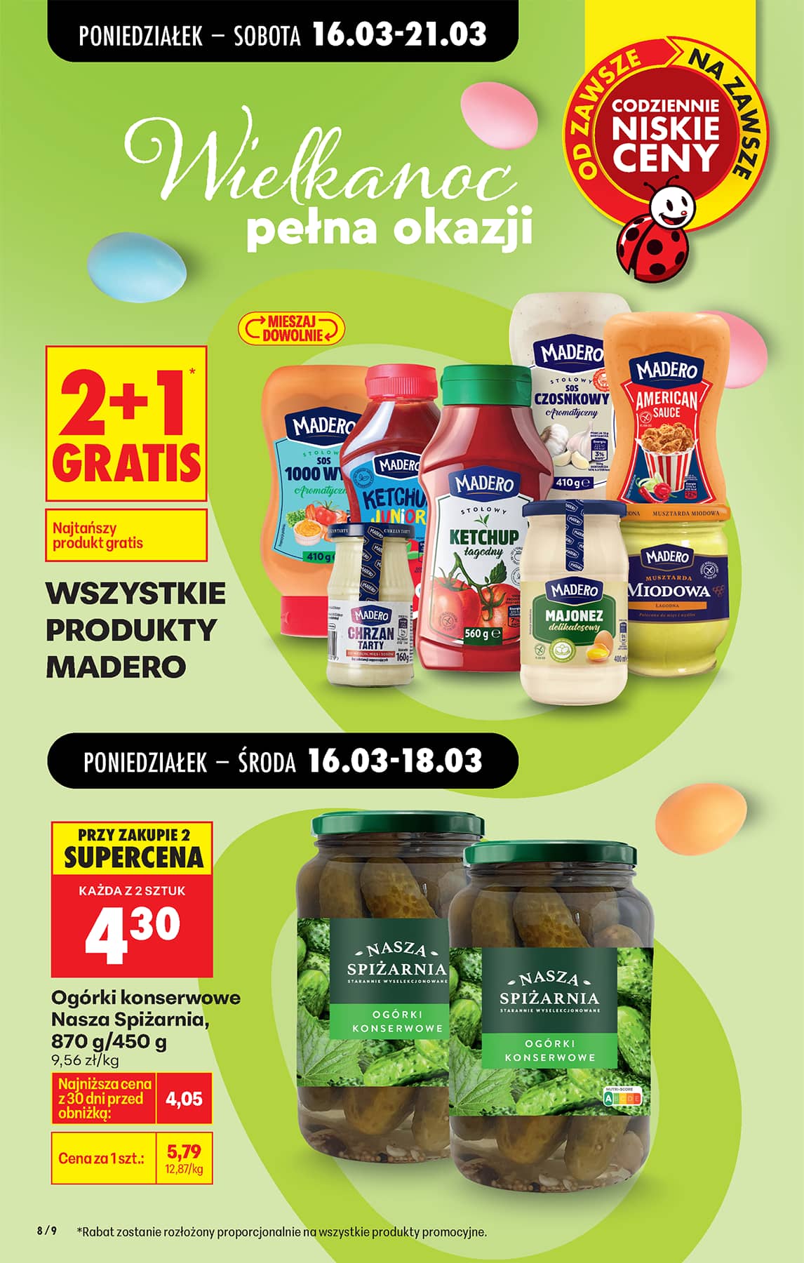 Biedronka - Codziennie niskie ceny P - oferta od 16.03 8 puslapis