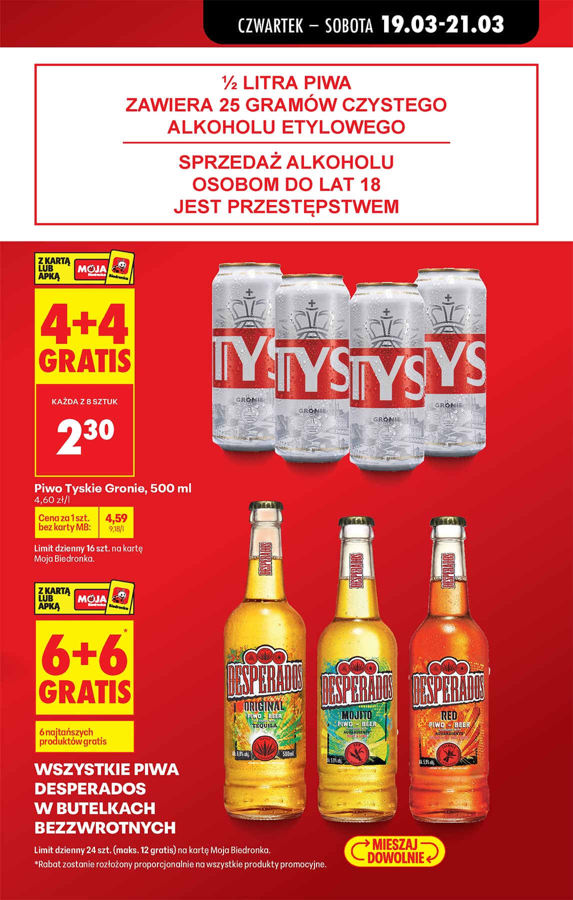 Biedronka - Codziennie niskie ceny P - oferta od 19.03 19 puslapis