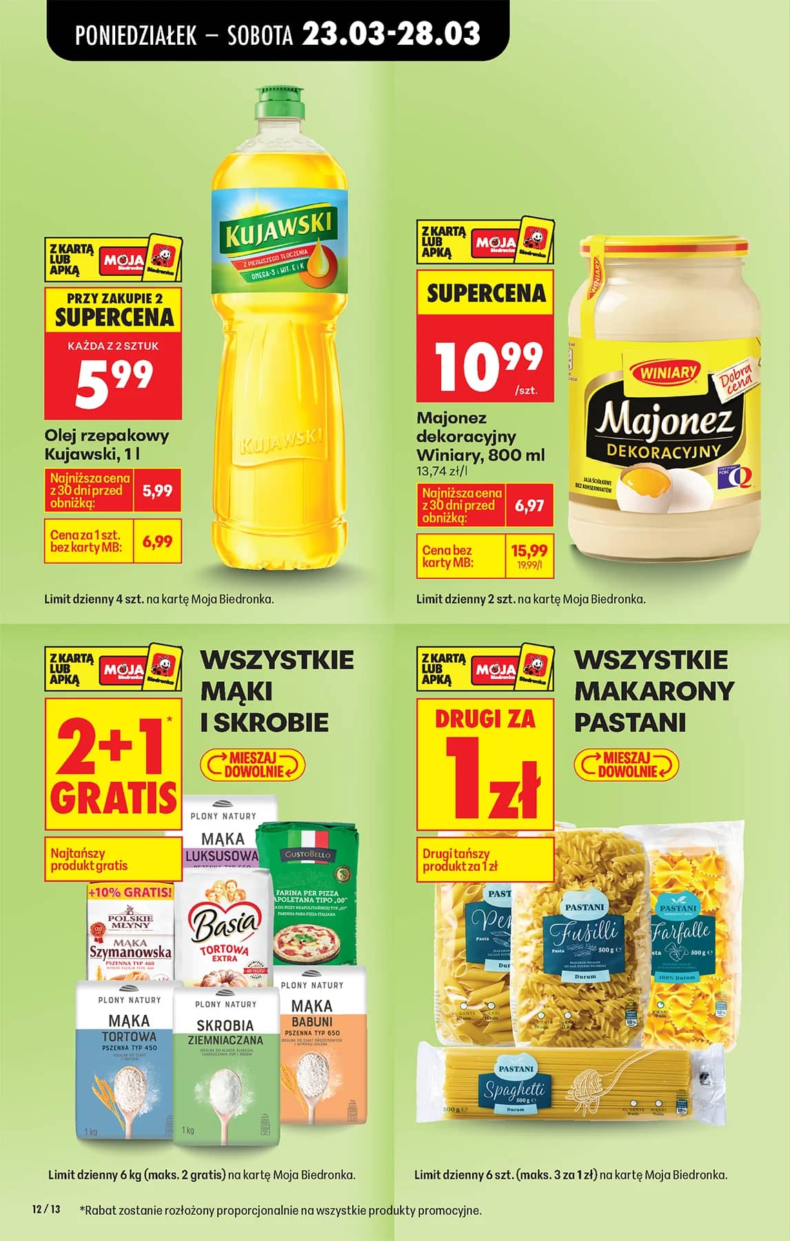 Biedronka - Codziennie niskie ceny P - oferta od 23.03 16 puslapis