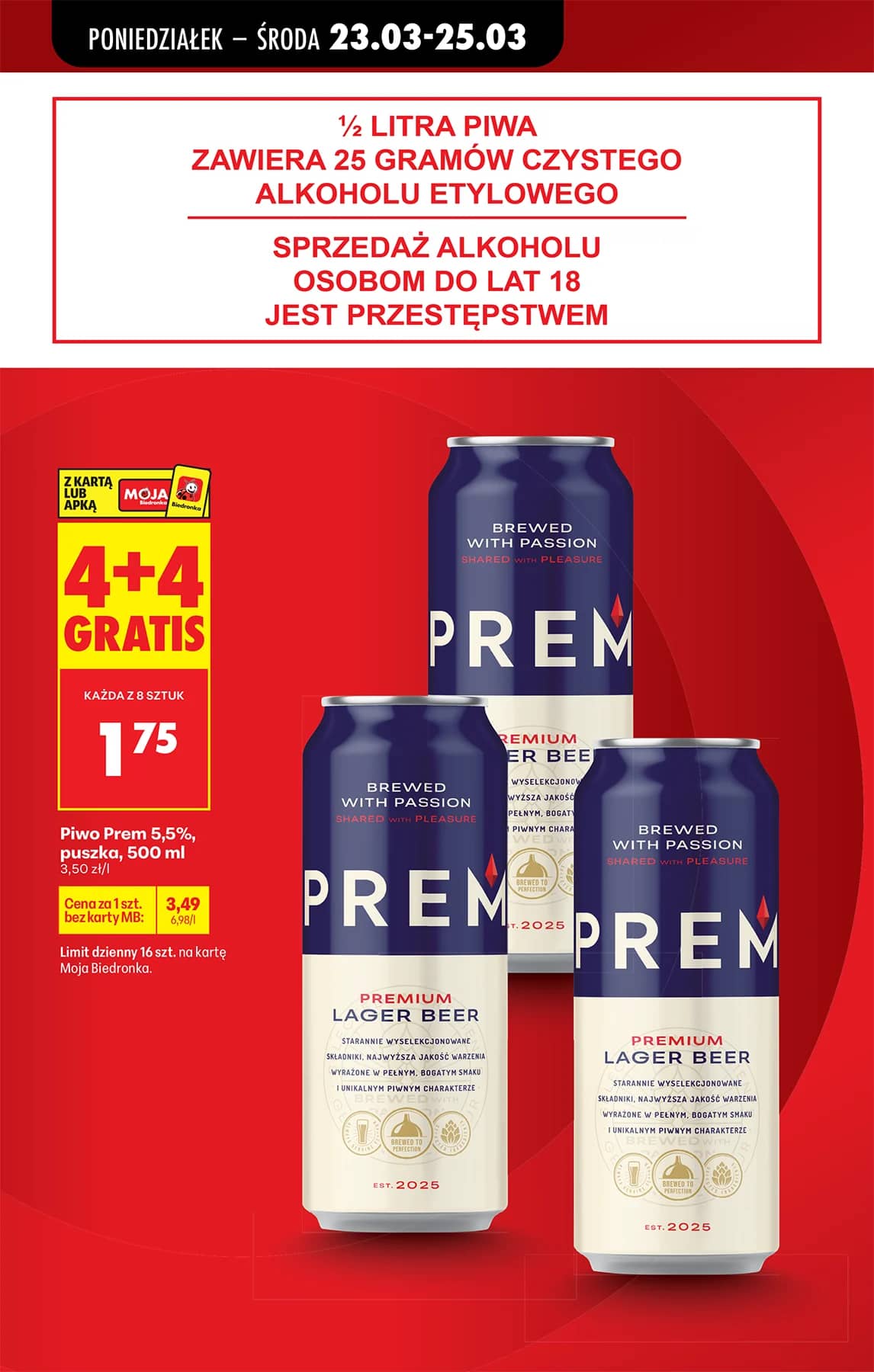 Biedronka - Codziennie niskie ceny P - oferta od 23.03 27 puslapis