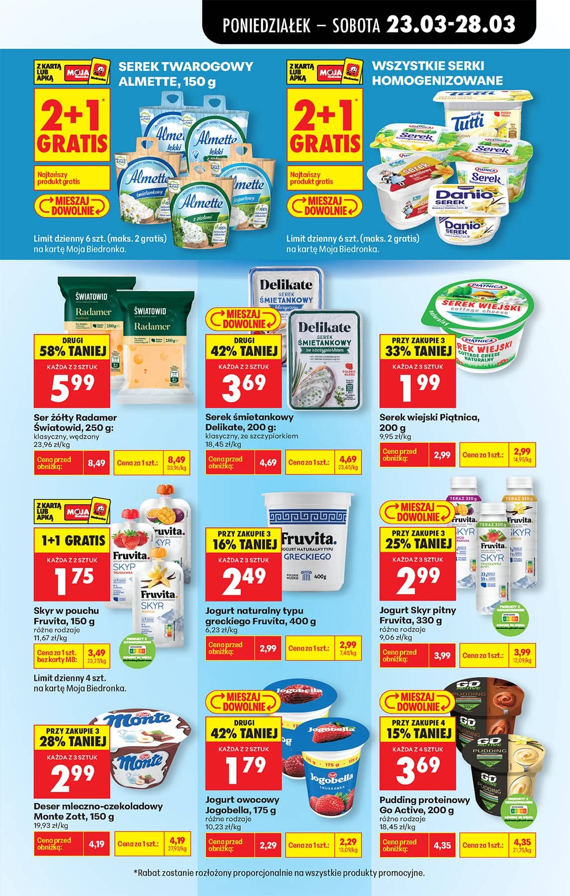 Biedronka - Codziennie niskie ceny P - oferta od 23.03 49 puslapis