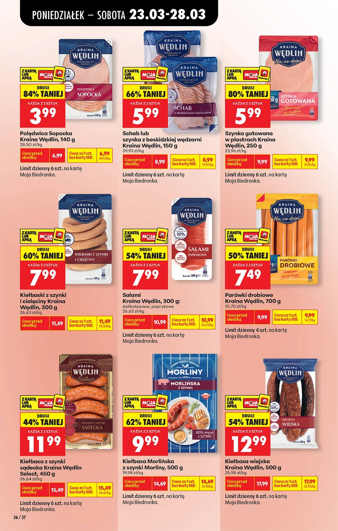 Biedronka - Codziennie niskie ceny P - oferta od 23.03 50 puslapis