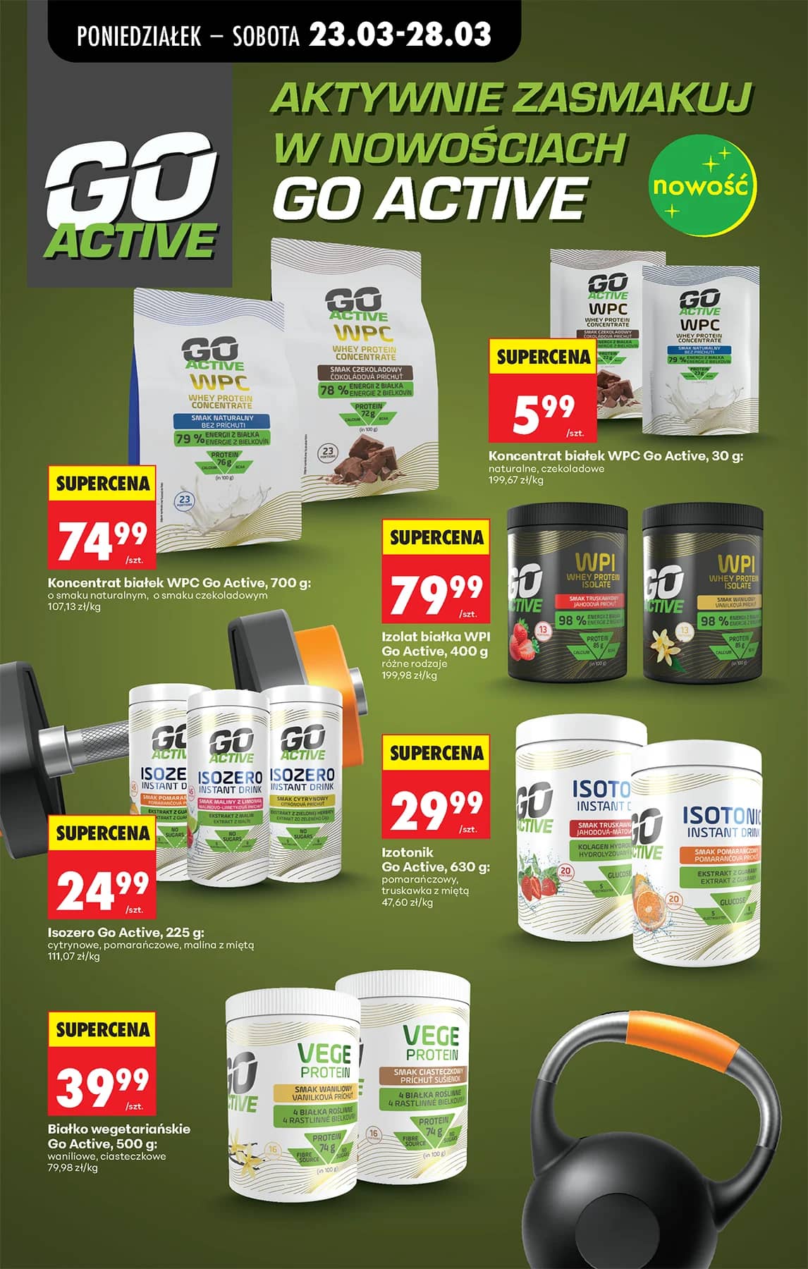 Biedronka - Codziennie niskie ceny P - oferta od 23.03 61 puslapis