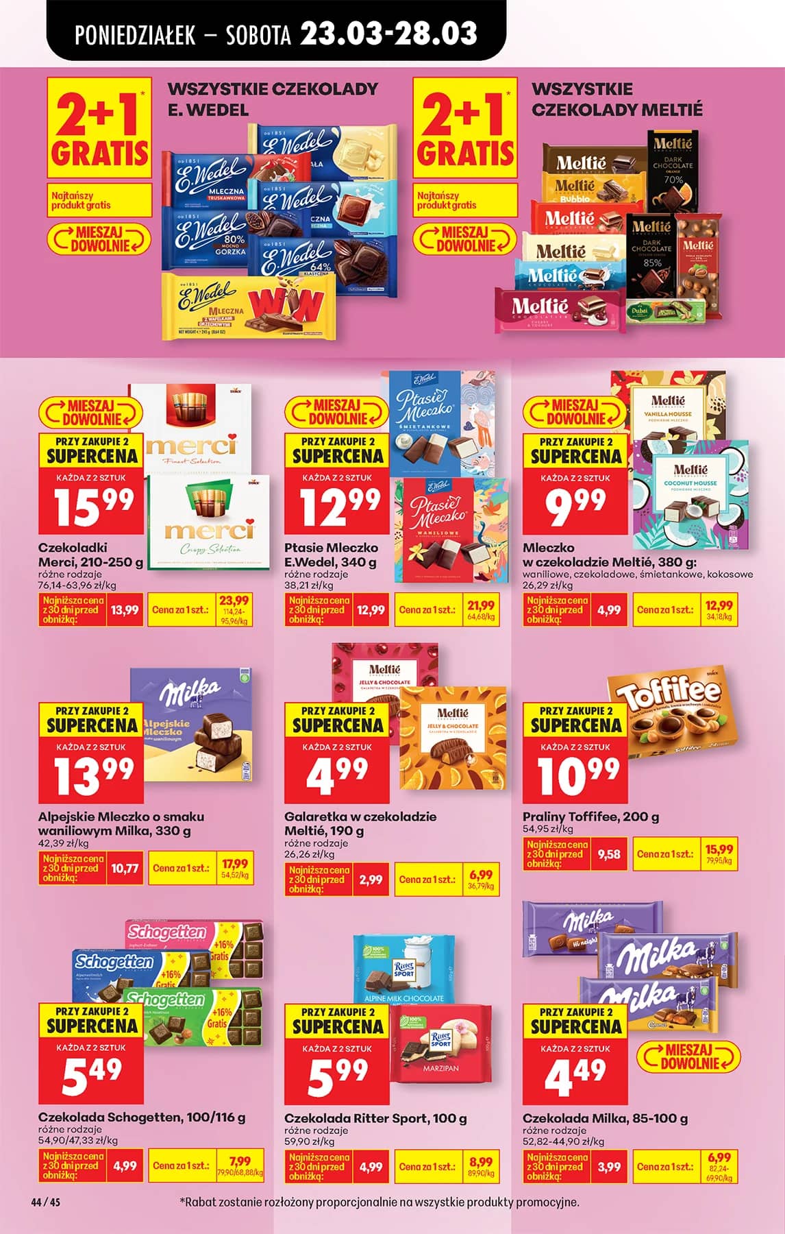 Biedronka - Codziennie niskie ceny P - oferta od 23.03 62 puslapis