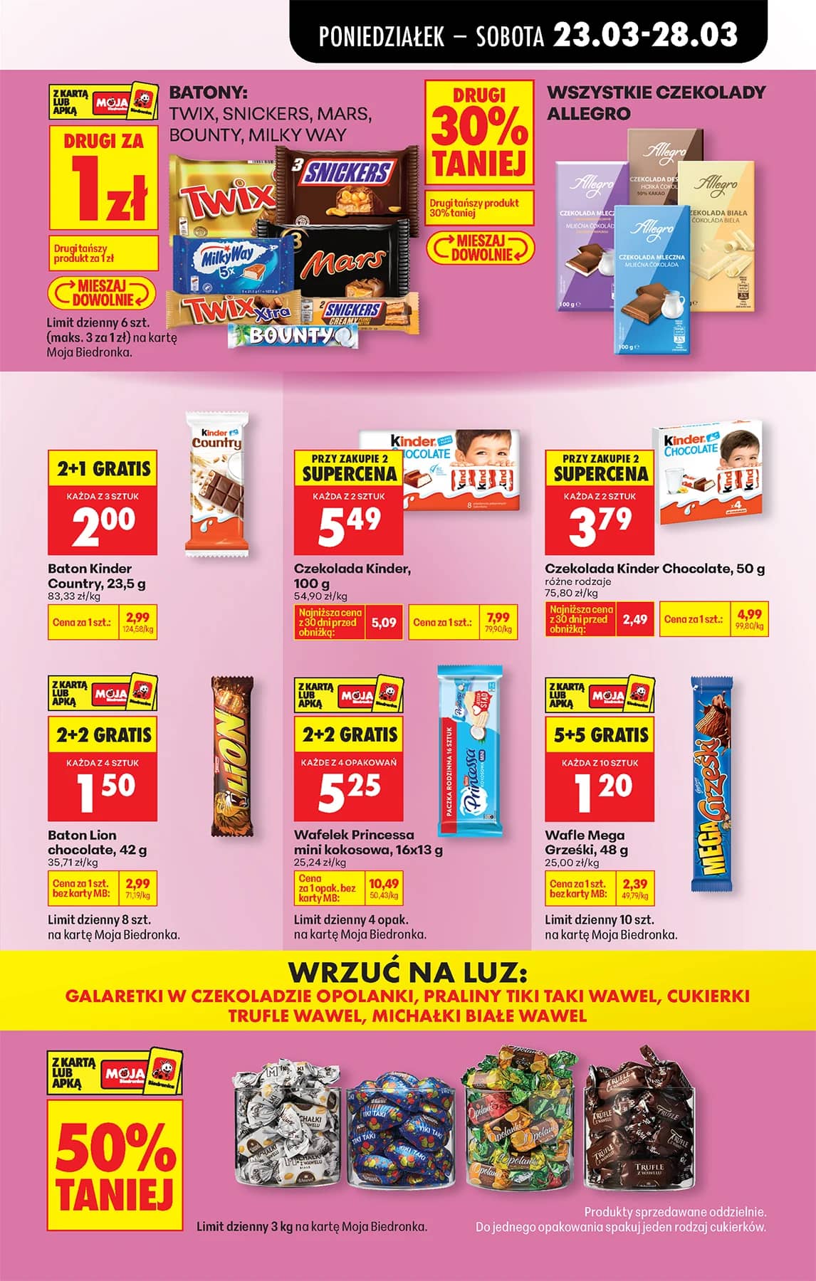 Biedronka - Codziennie niskie ceny P - oferta od 23.03 63 puslapis