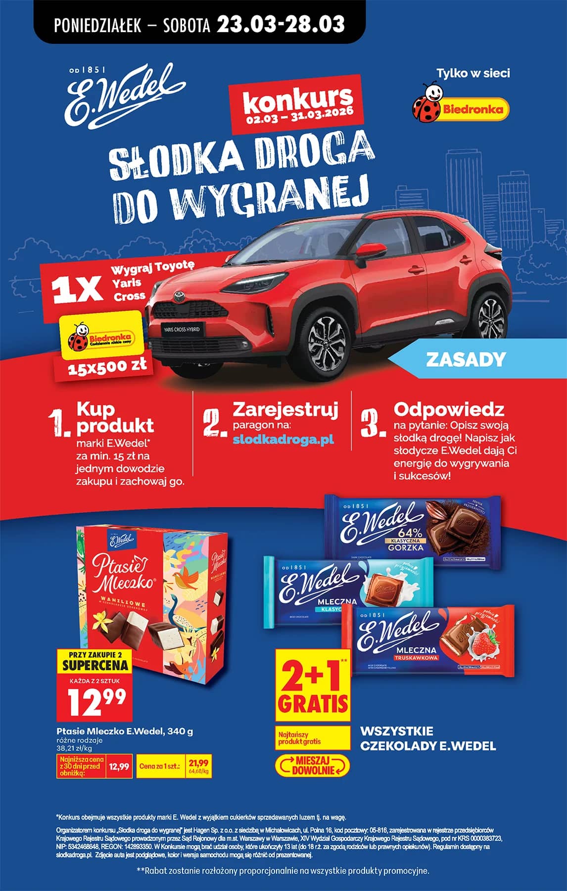 Biedronka - Codziennie niskie ceny P - oferta od 23.03 65 puslapis