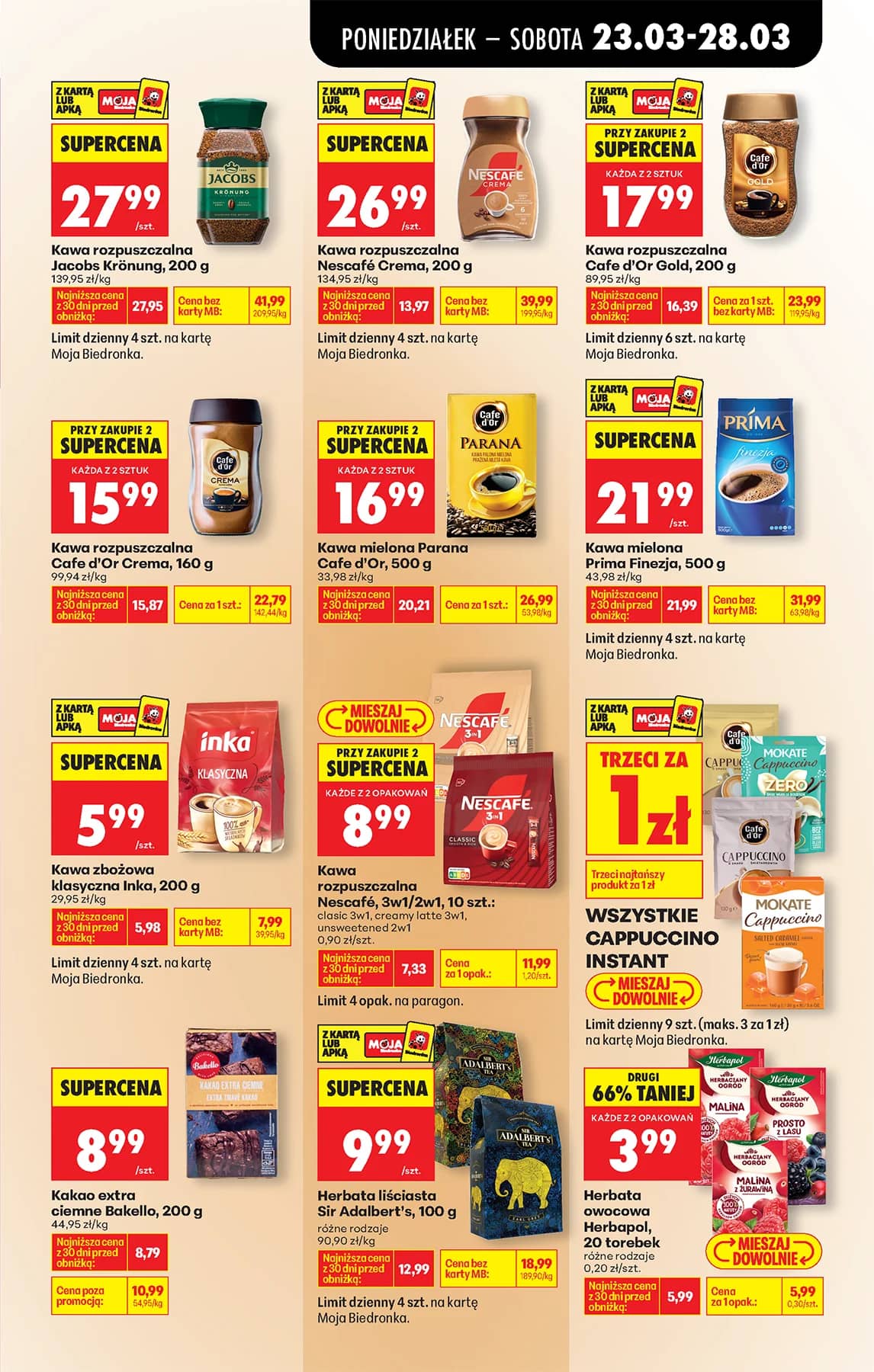 Biedronka - Codziennie niskie ceny P - oferta od 23.03 71 puslapis