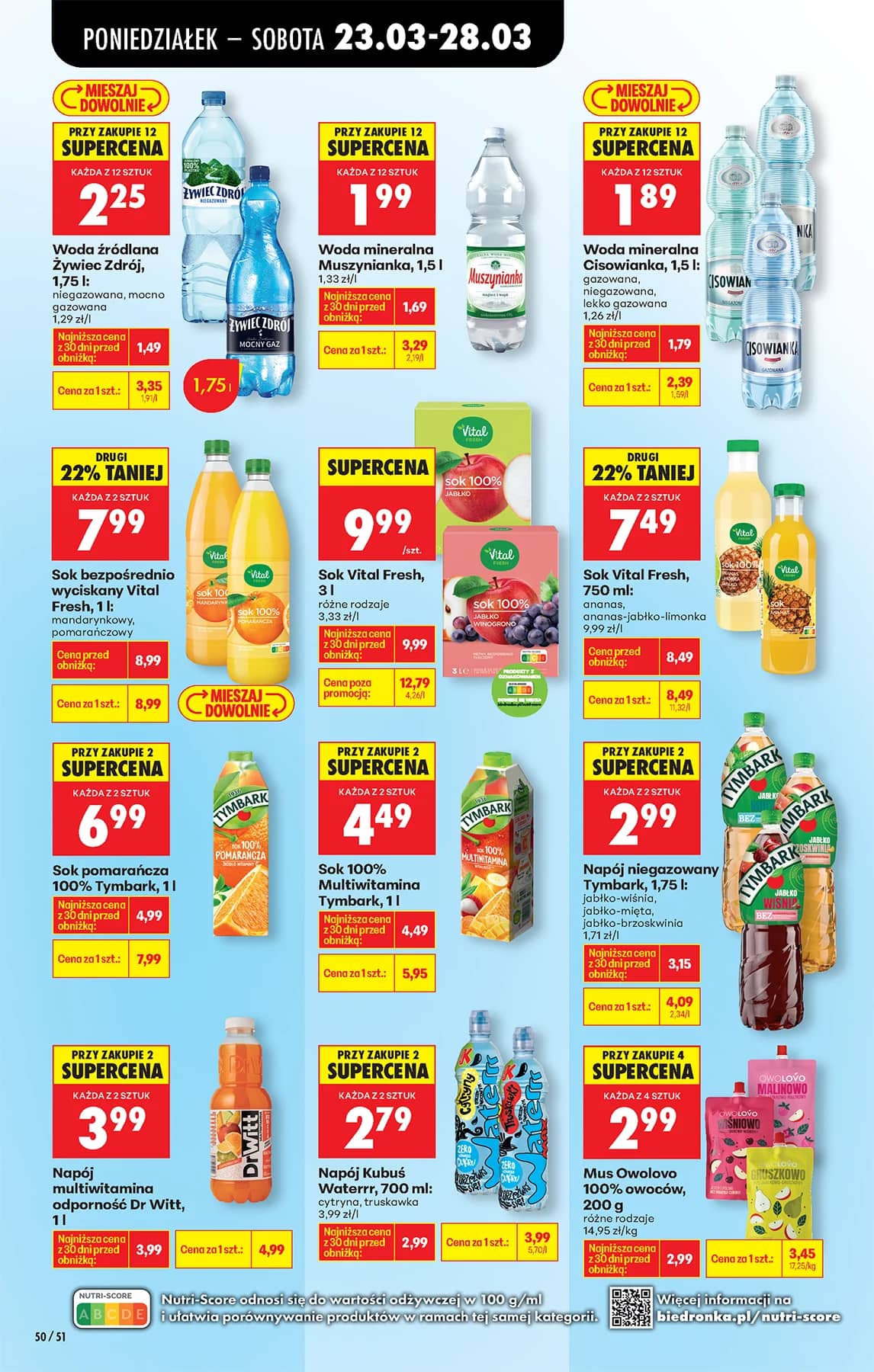 Biedronka - Codziennie niskie ceny P - oferta od 23.03 72 puslapis