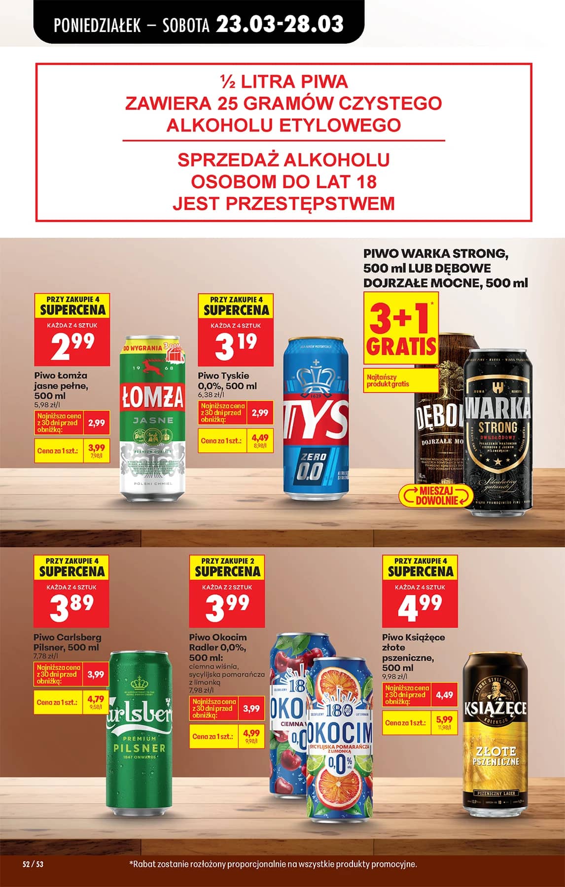 Biedronka - Codziennie niskie ceny P - oferta od 23.03 74 puslapis