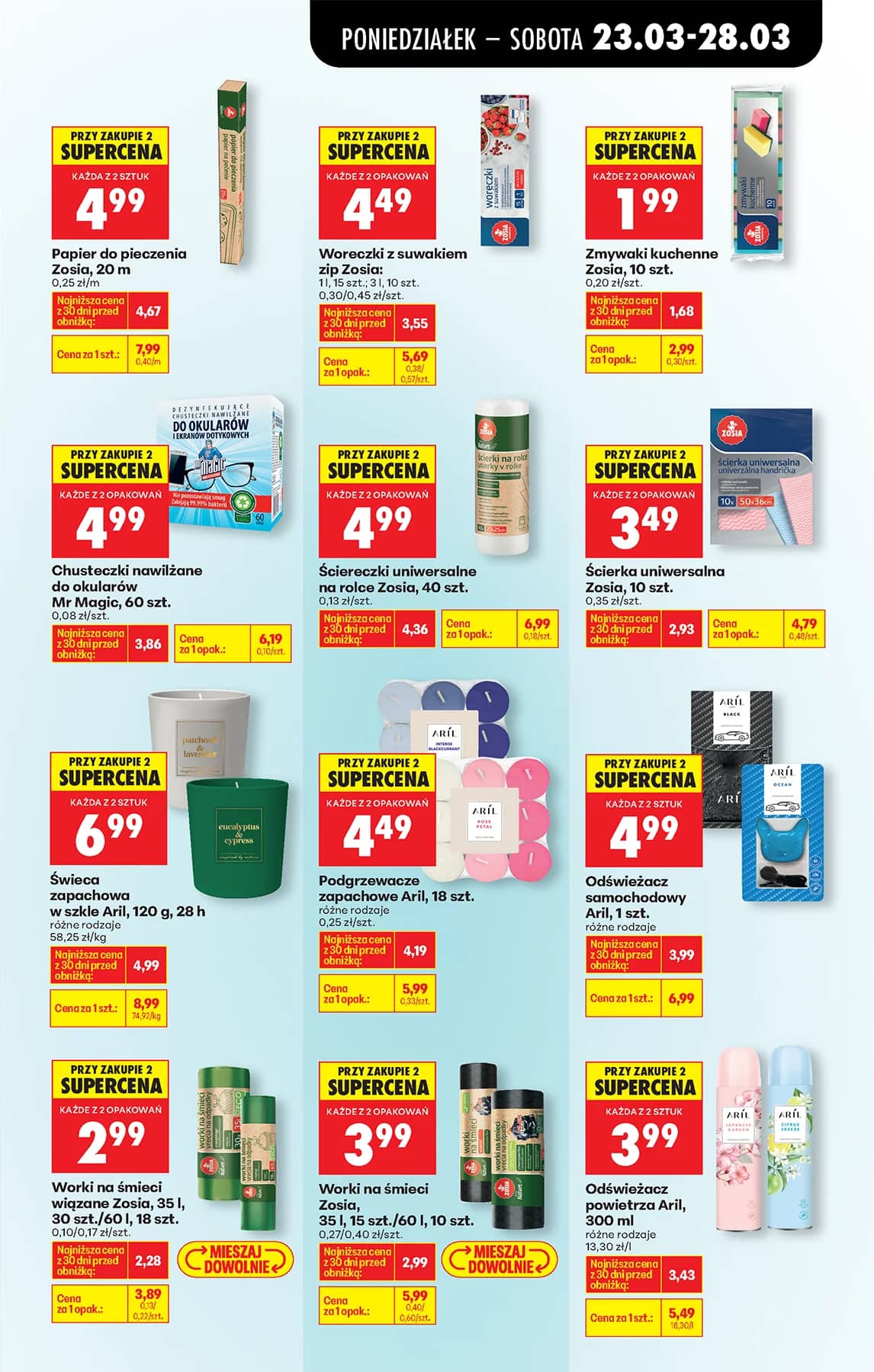 Biedronka - Codziennie niskie ceny P - oferta od 23.03 87 puslapis