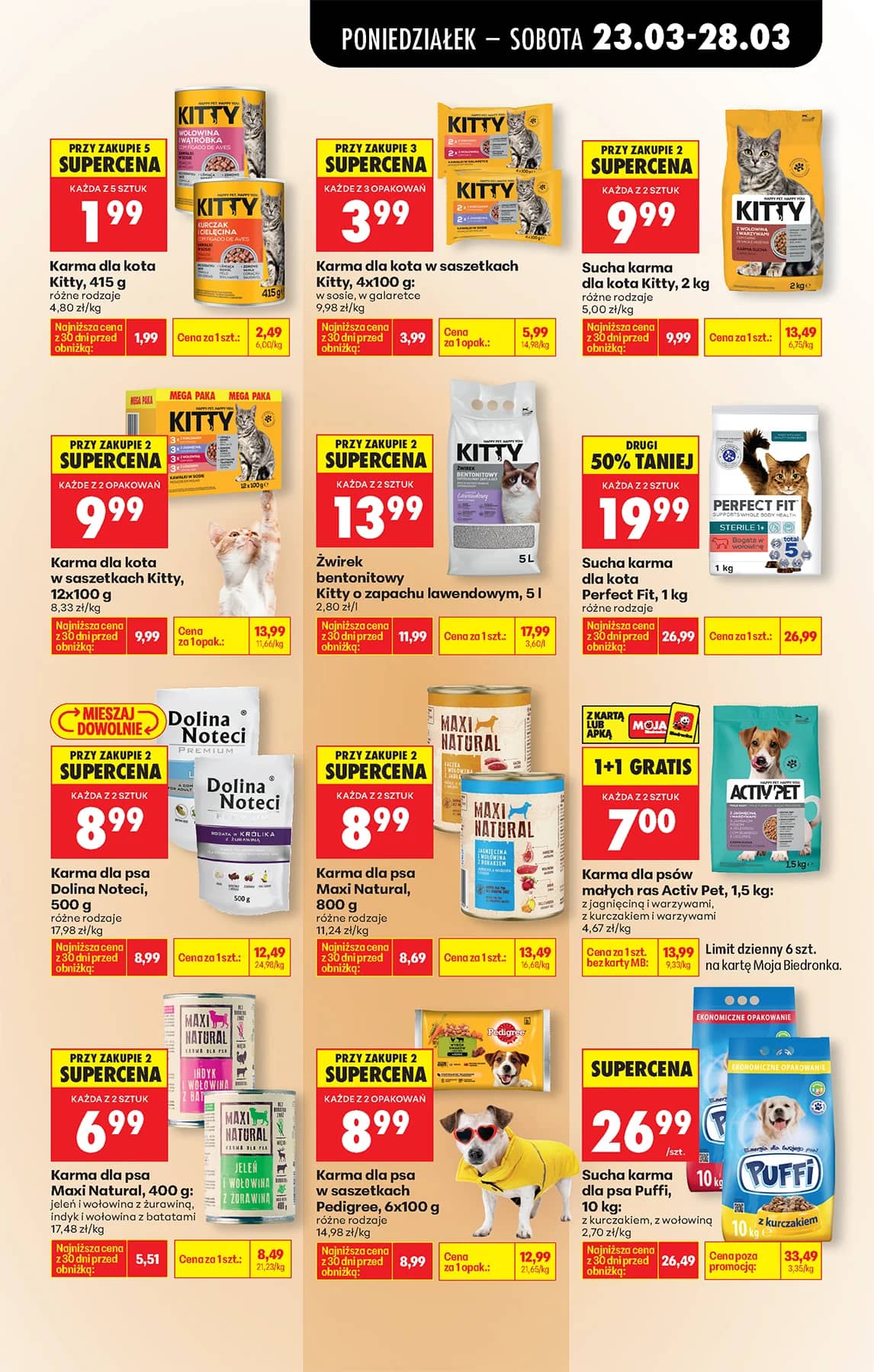 Biedronka - Codziennie niskie ceny P - oferta od 23.03 89 puslapis