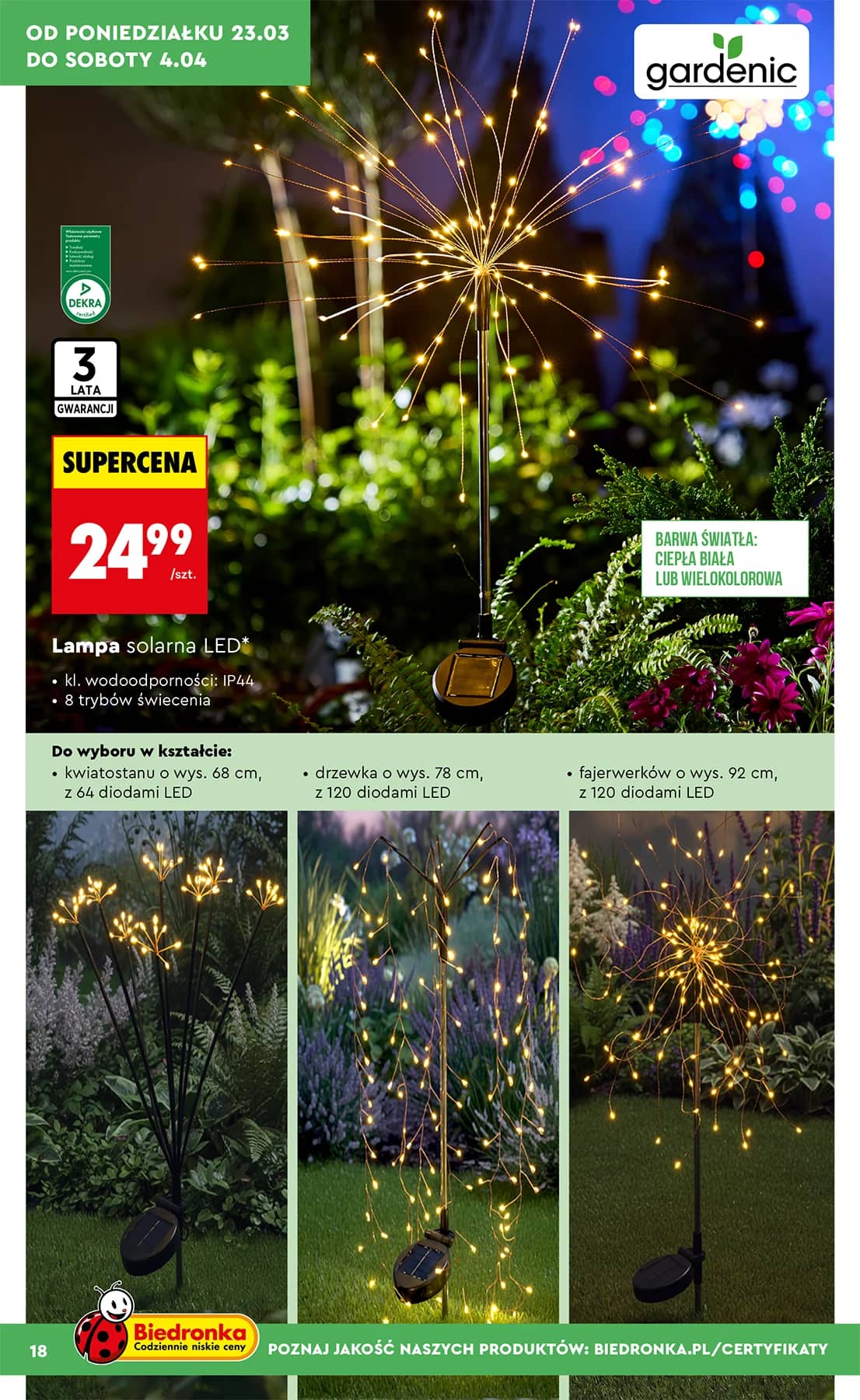 Biedronka - Ogród od 23.03 18 puslapis