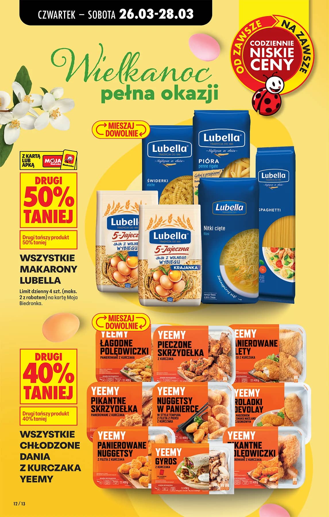 Biedronka - Codziennie niskie ceny P - oferta od 26.03 14 puslapis