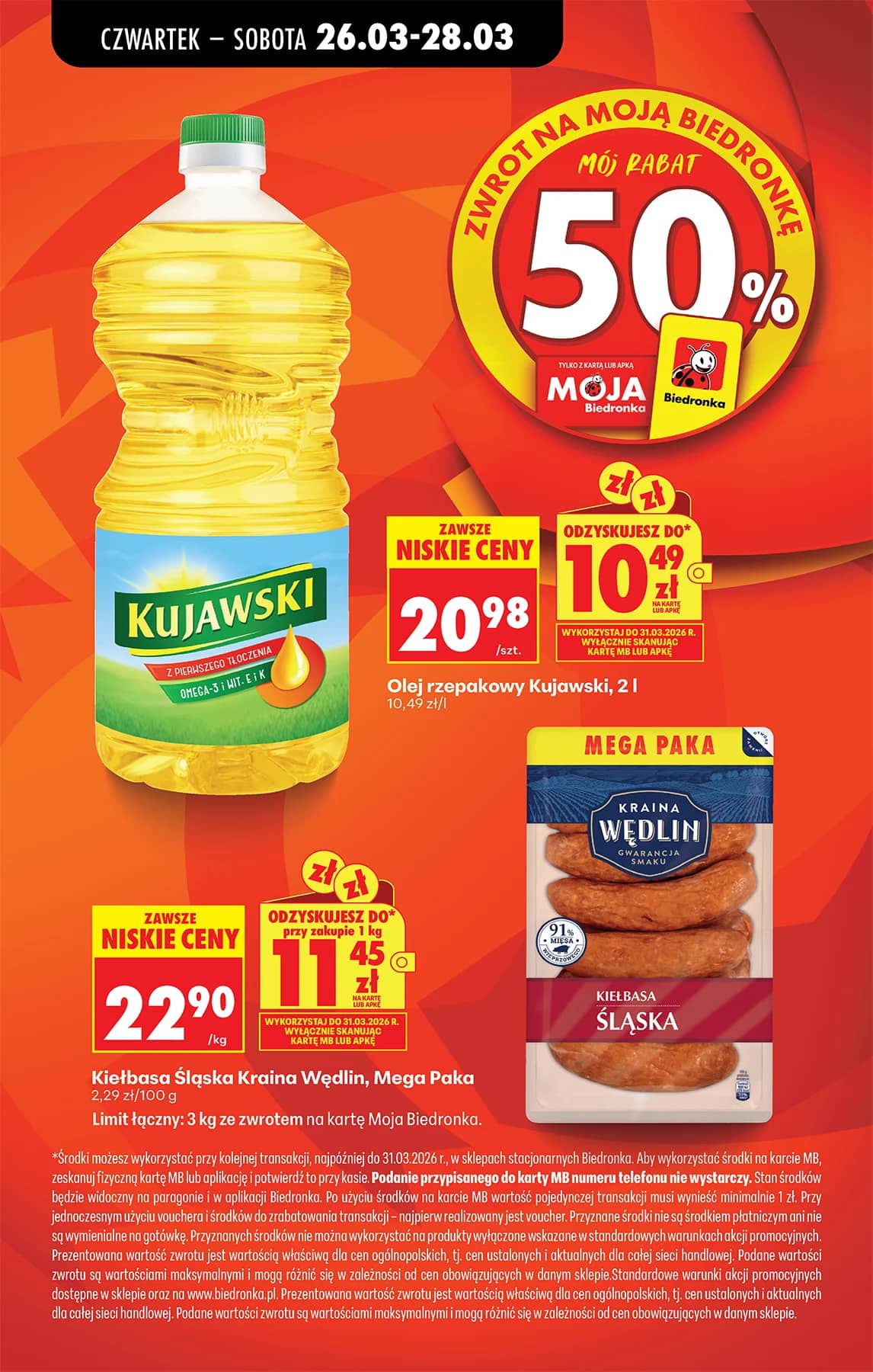 Biedronka - Codziennie niskie ceny P - oferta od 26.03 16 puslapis