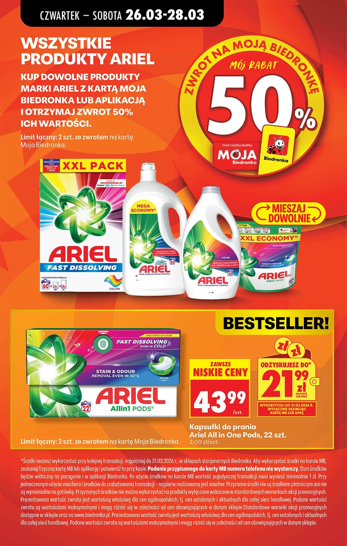 Biedronka - Codziennie niskie ceny P - oferta od 26.03 17 puslapis