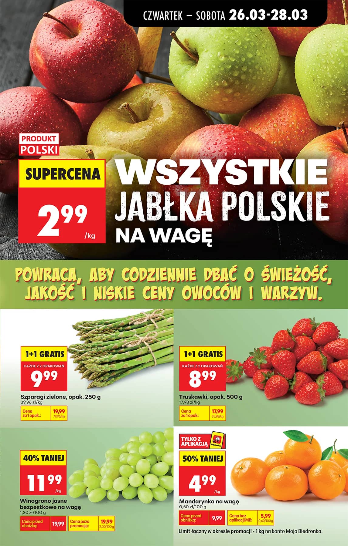 Biedronka - Codziennie niskie ceny P - oferta od 26.03 23 puslapis