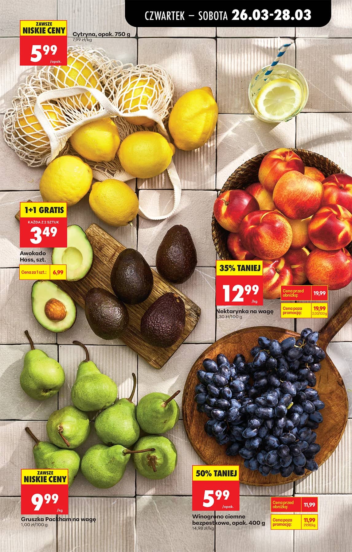 Biedronka - Codziennie niskie ceny P - oferta od 26.03 25 puslapis