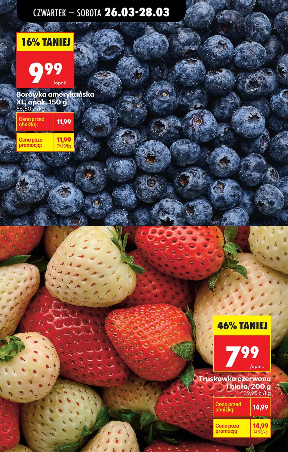 Biedronka - Codziennie niskie ceny P - oferta od 26.03 27 puslapis