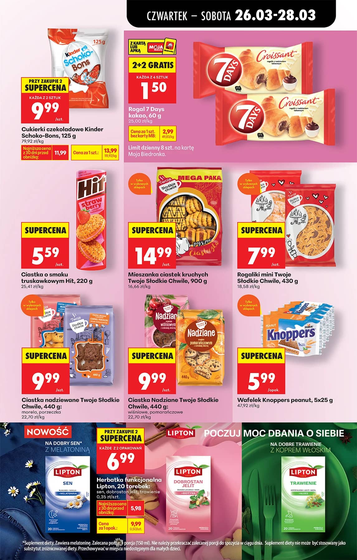 Biedronka - Codziennie niskie ceny P - oferta od 26.03 63 puslapis