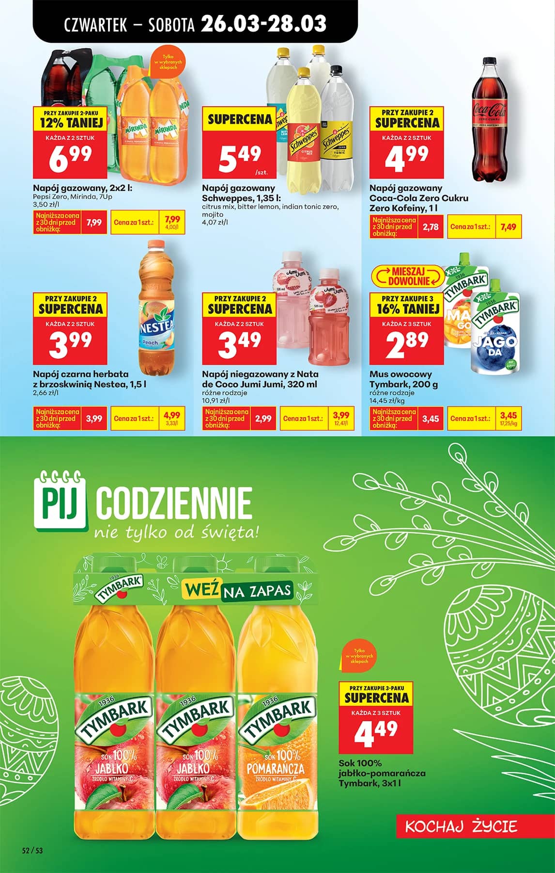 Biedronka - Codziennie niskie ceny P - oferta od 26.03 68 puslapis