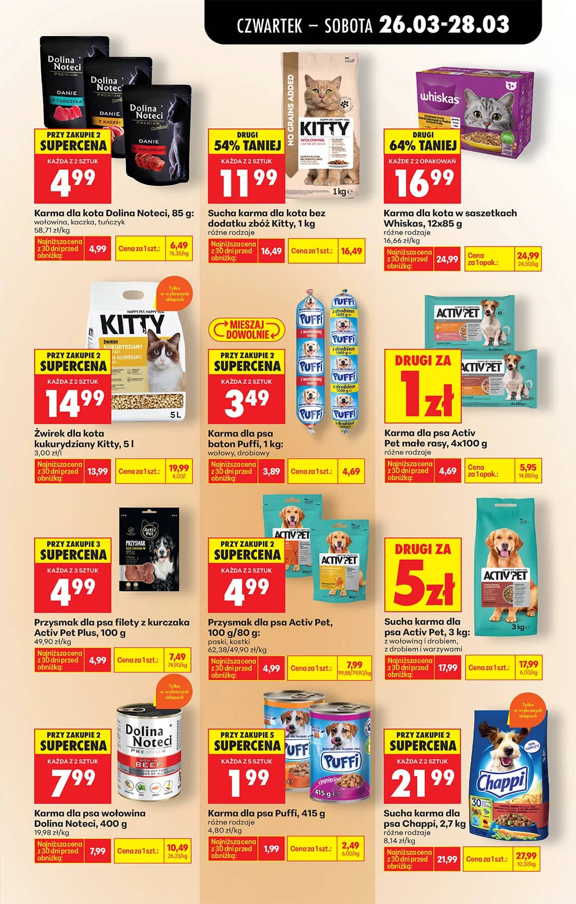 Biedronka - Codziennie niskie ceny P - oferta od 26.03 81 puslapis