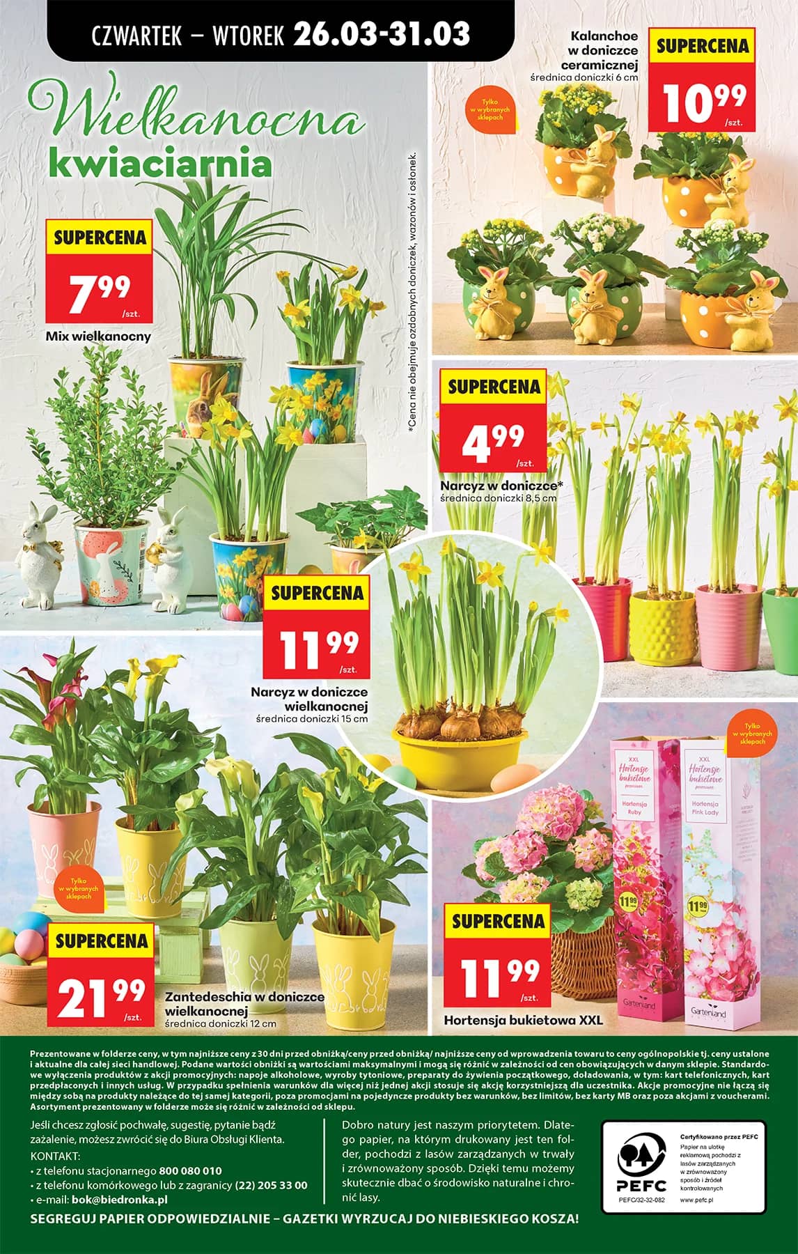 Biedronka - Codziennie niskie ceny P - oferta od 26.03 86 puslapis