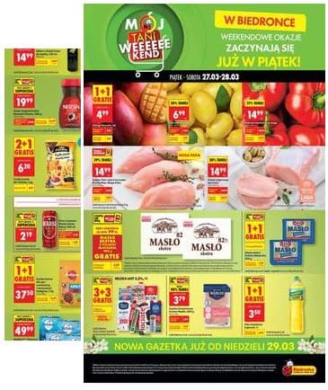 Biedronka - Tani weekend od 27.03 2026-03-27 – 2026-03-28