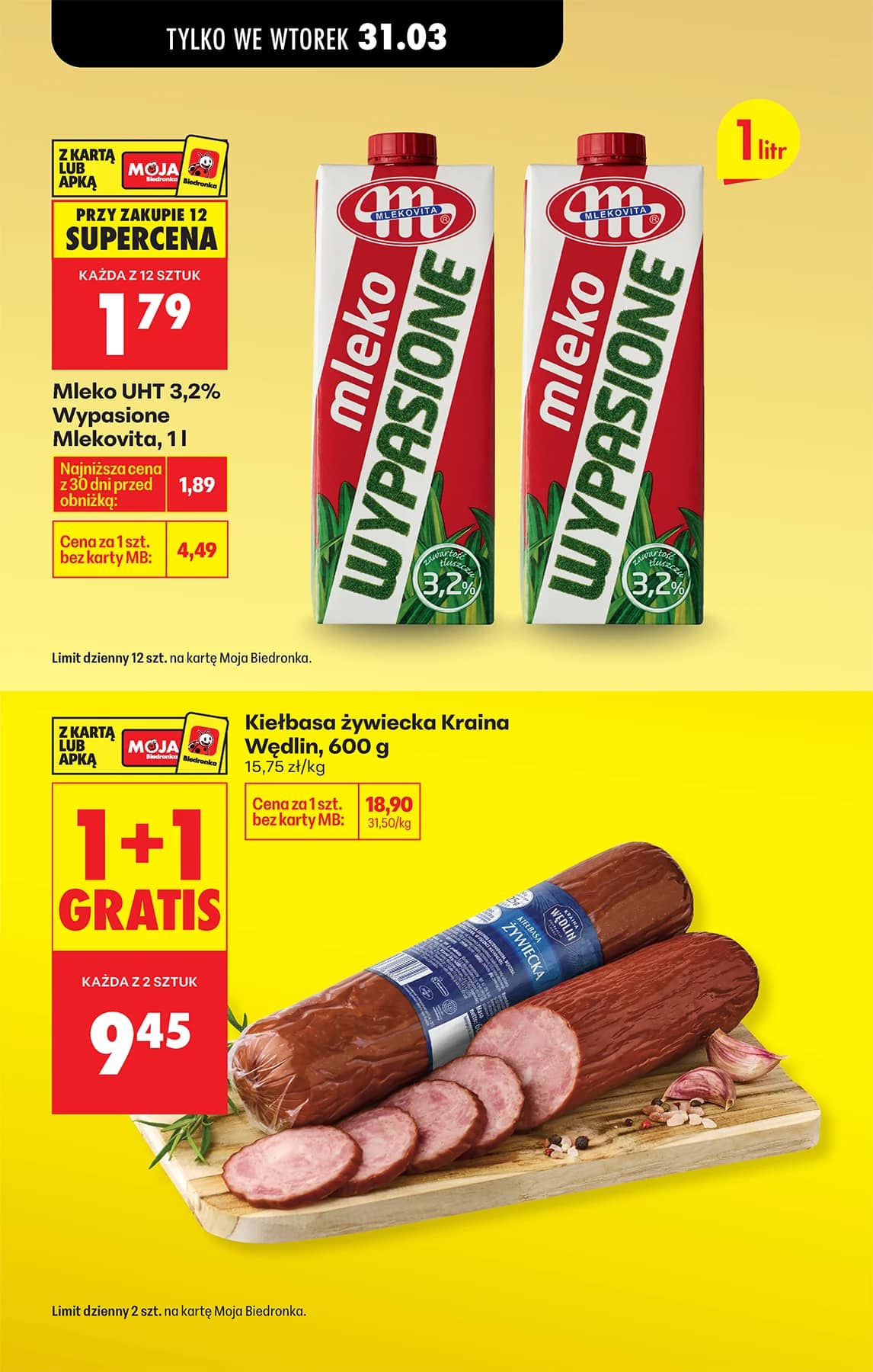 Biedronka - Codziennie niskie ceny P - oferta od 29.03 11 puslapis