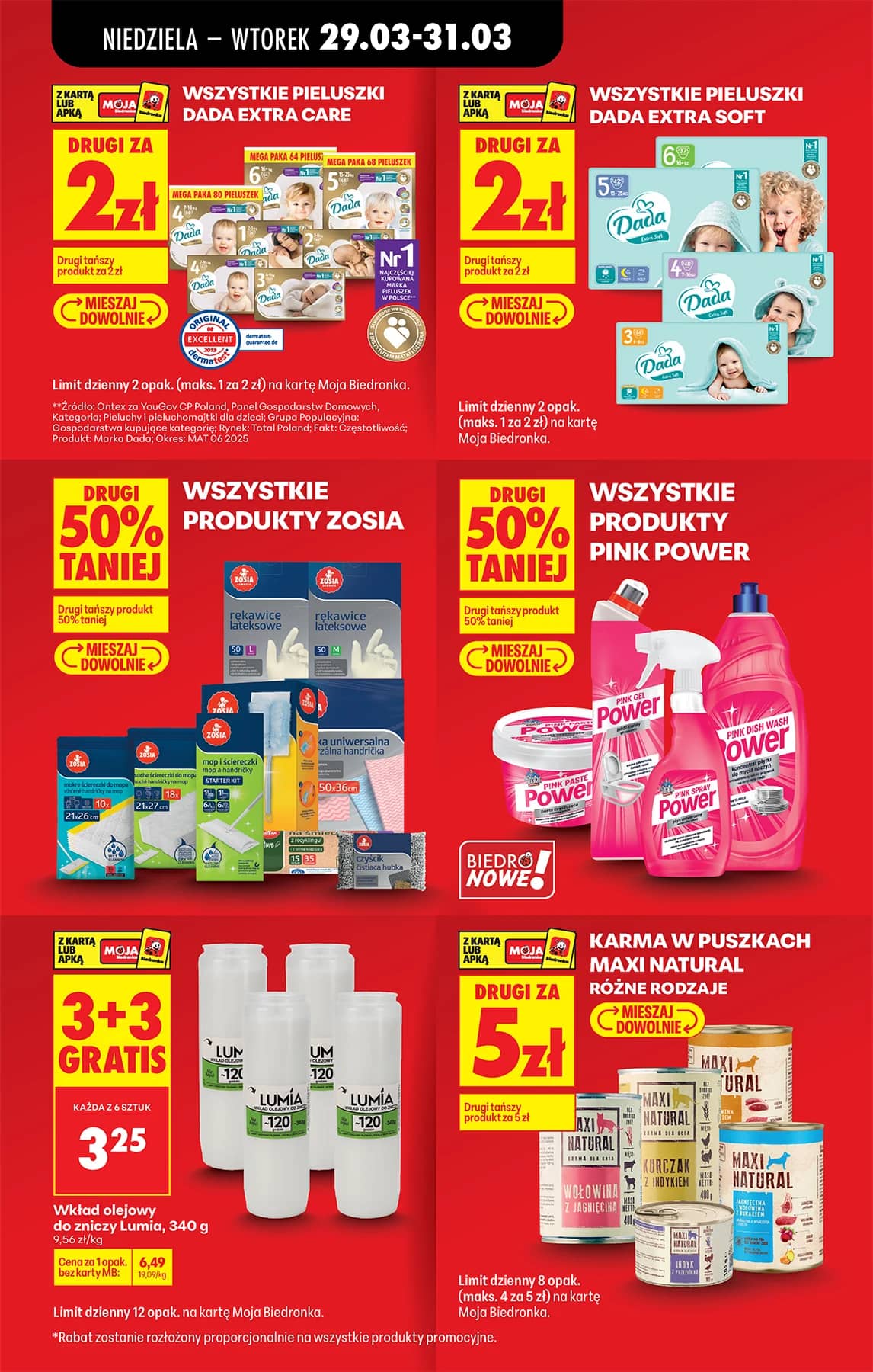 Biedronka - Codziennie niskie ceny P - oferta od 29.03 25 puslapis