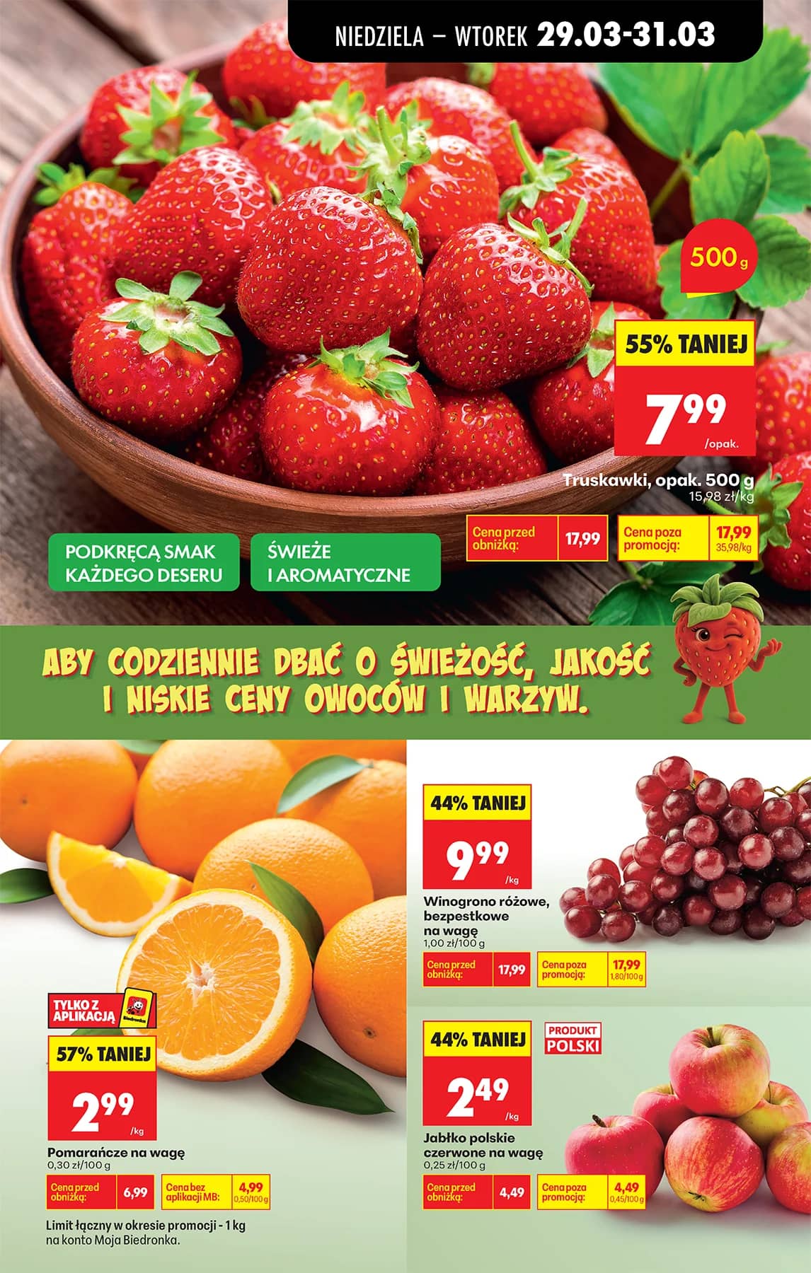 Biedronka - Codziennie niskie ceny P - oferta od 29.03 27 puslapis