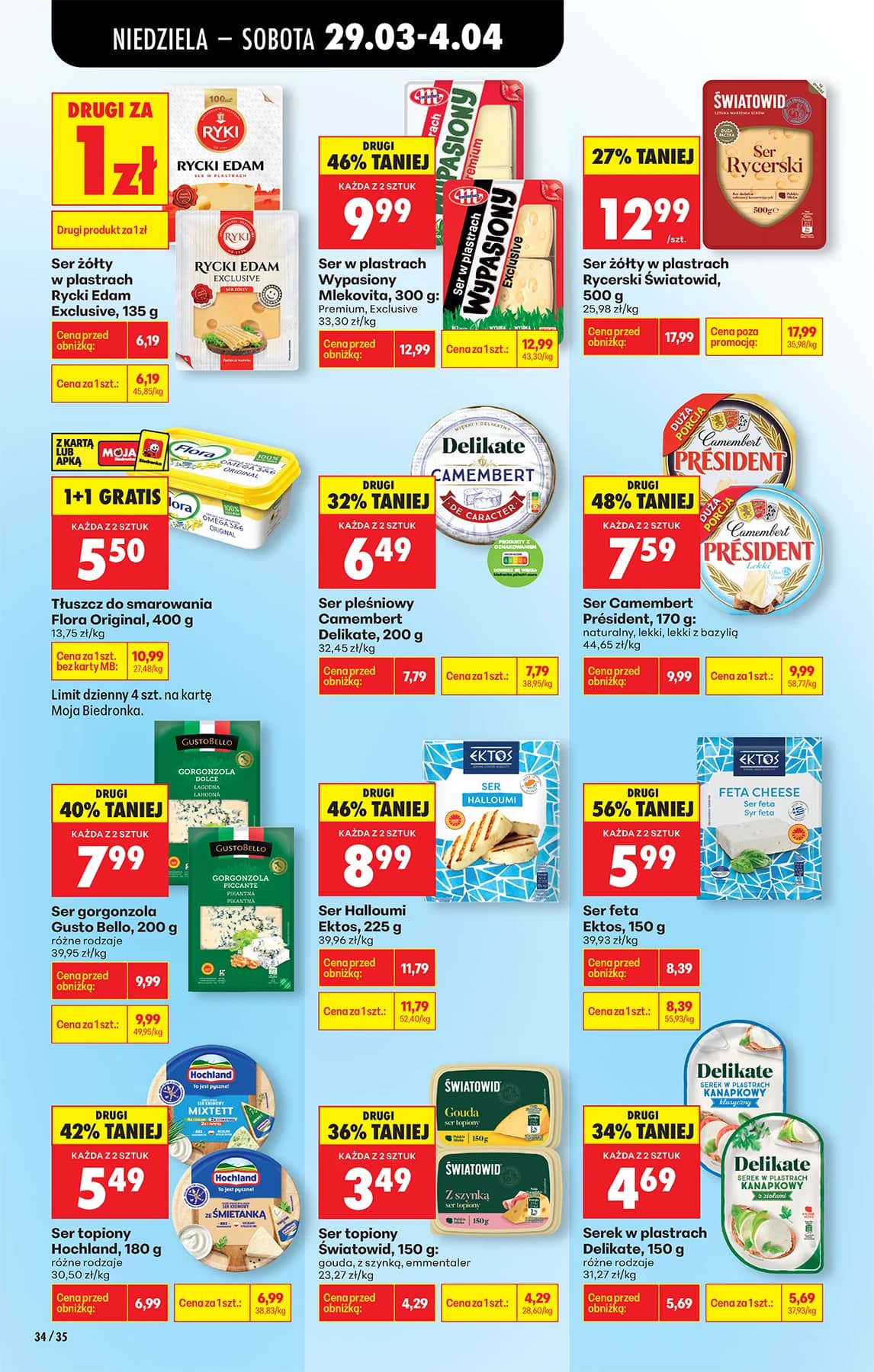 Biedronka - Codziennie niskie ceny P - oferta od 29.03 54 puslapis