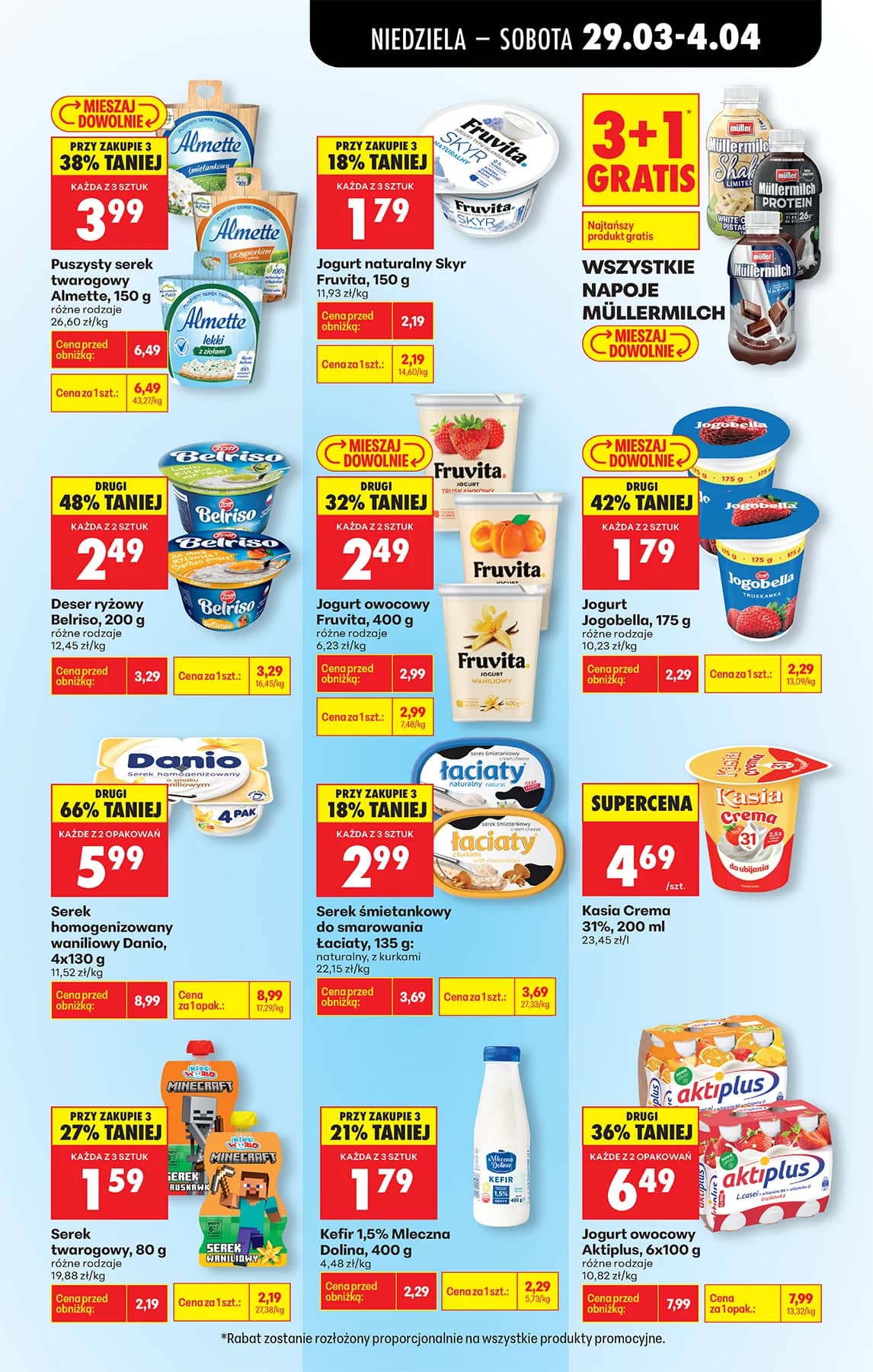 Biedronka - Codziennie niskie ceny P - oferta od 29.03 55 puslapis