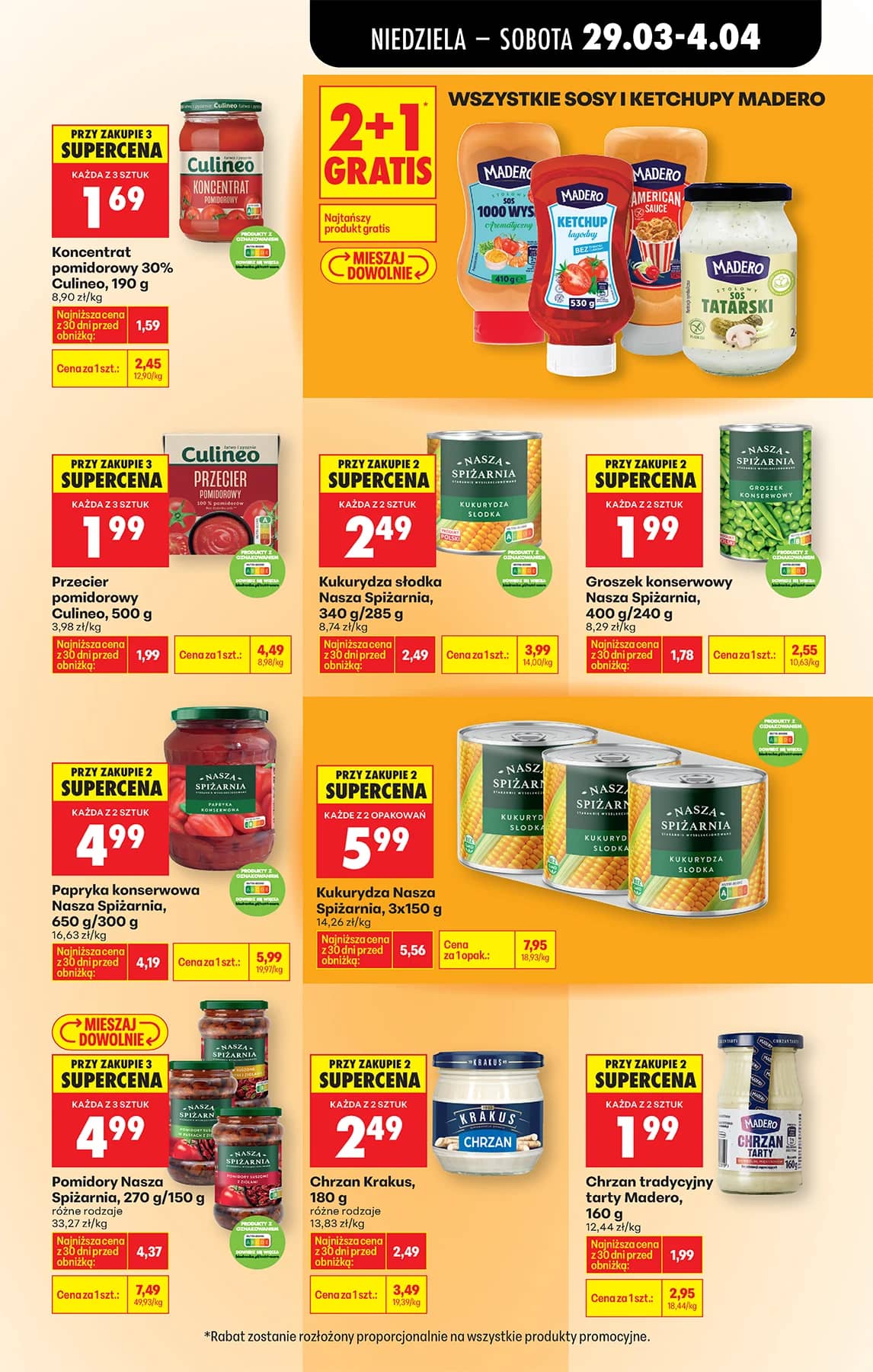 Biedronka - Codziennie niskie ceny P - oferta od 29.03 61 puslapis