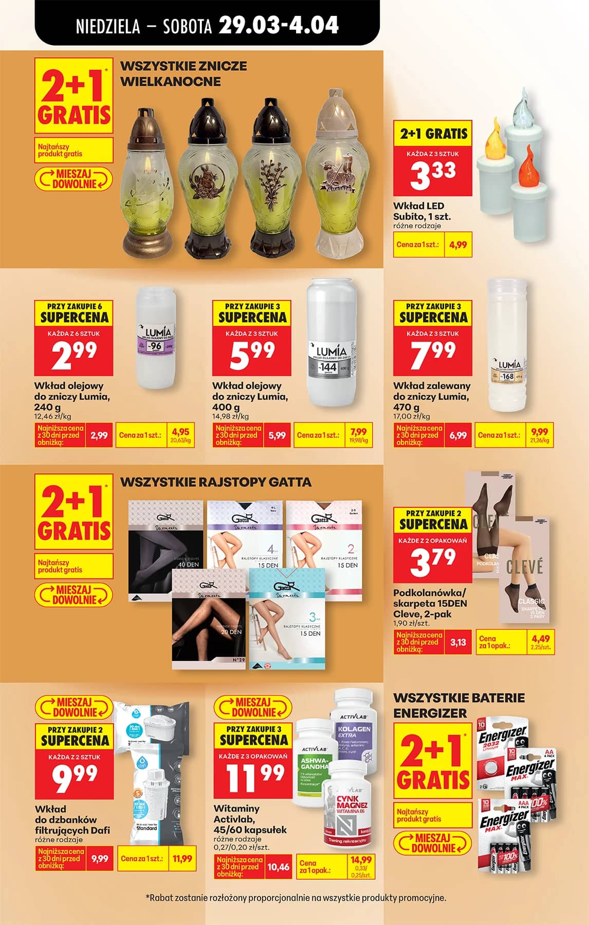 Biedronka - Codziennie niskie ceny P - oferta od 29.03 78 puslapis