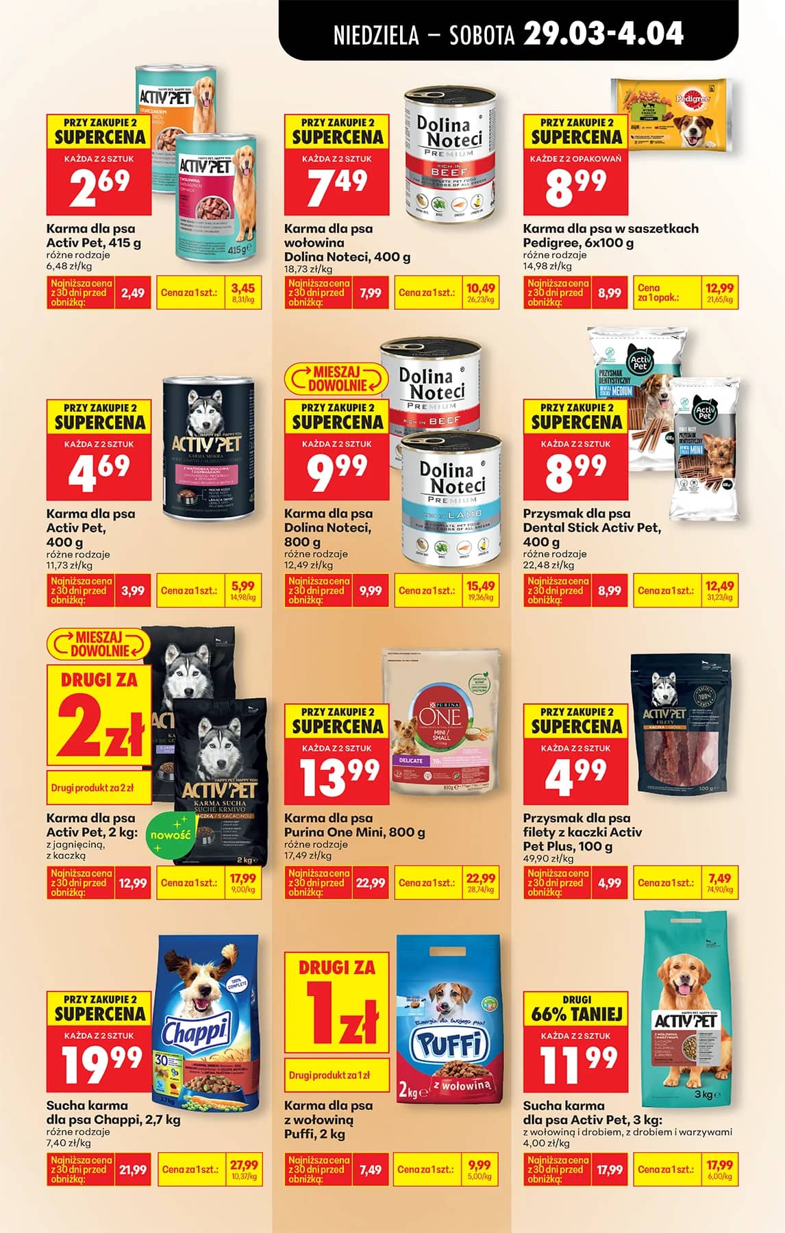 Biedronka - Codziennie niskie ceny P - oferta od 29.03 89 puslapis