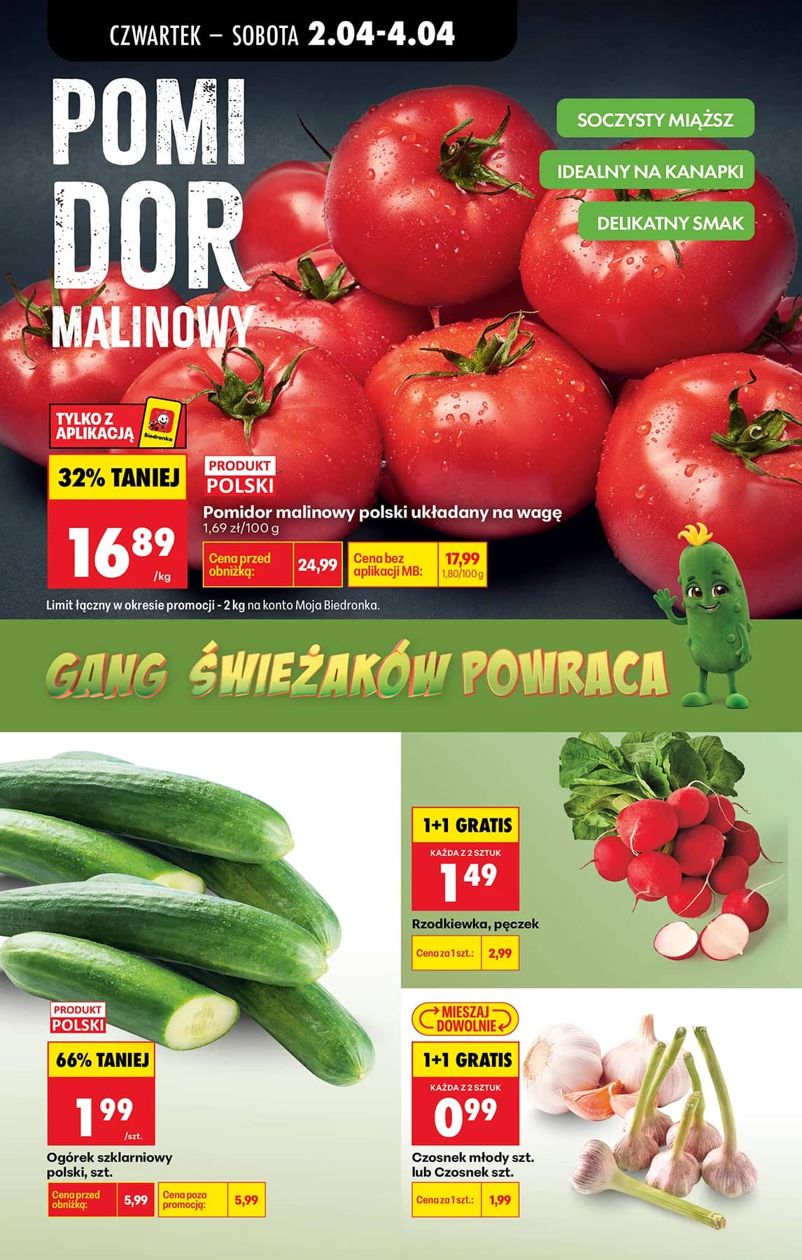 Biedronka - Codziennie niskie ceny P - oferta od 01.04 24 puslapis