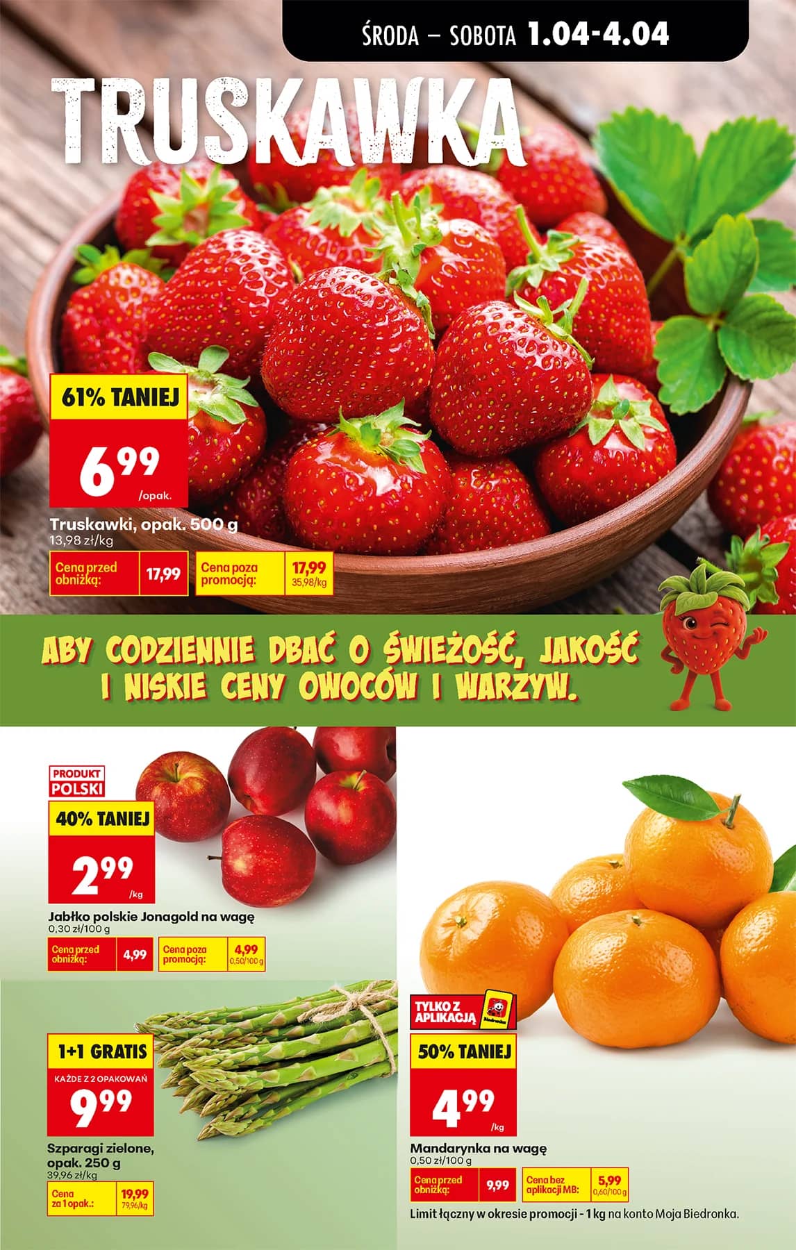 Biedronka - Codziennie niskie ceny P - oferta od 01.04 25 puslapis